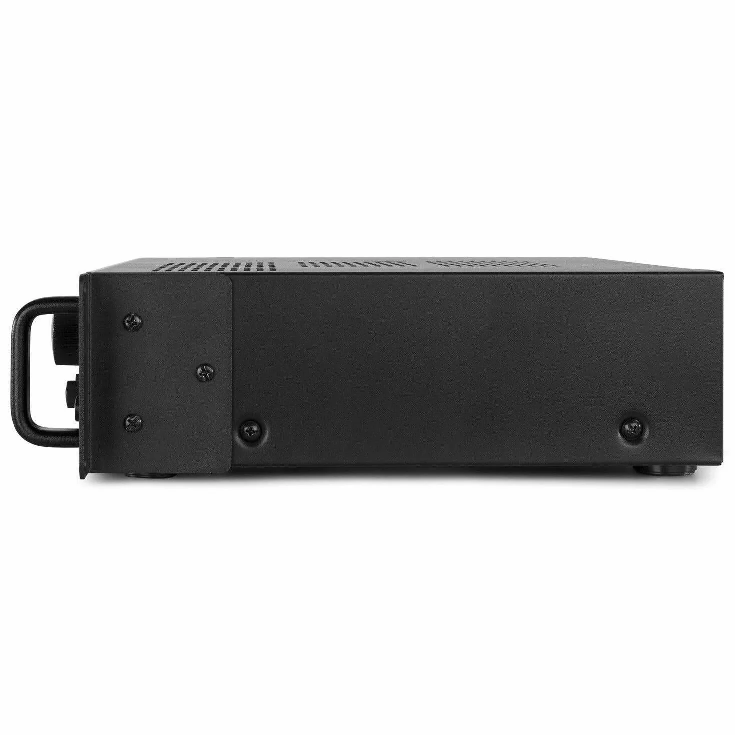 Power Dynamics PDV360MP3 Amplificateur Mixeur 100V 4 Zones - 360W, USB, SD, MP3, Bluetooth, Tuner FM, Canal Micro, Contact 24V pour Alarme Incendie, Idéal pour Tout Lieu à Sécuriser
