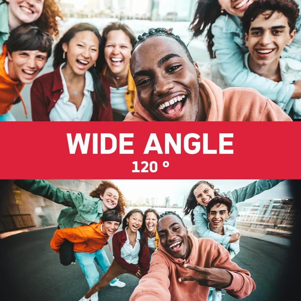 AgfaPhoto Gimbal Realimove MC3X Caméra Stabilisateur 3 Axes 4K Ultra HD Écran Tactile Rotatif 3,5" 20 MP Suivi de Visage Vision Nocturne Grand Angle 120° Wi-Fi Autonomie 170 Min Noir