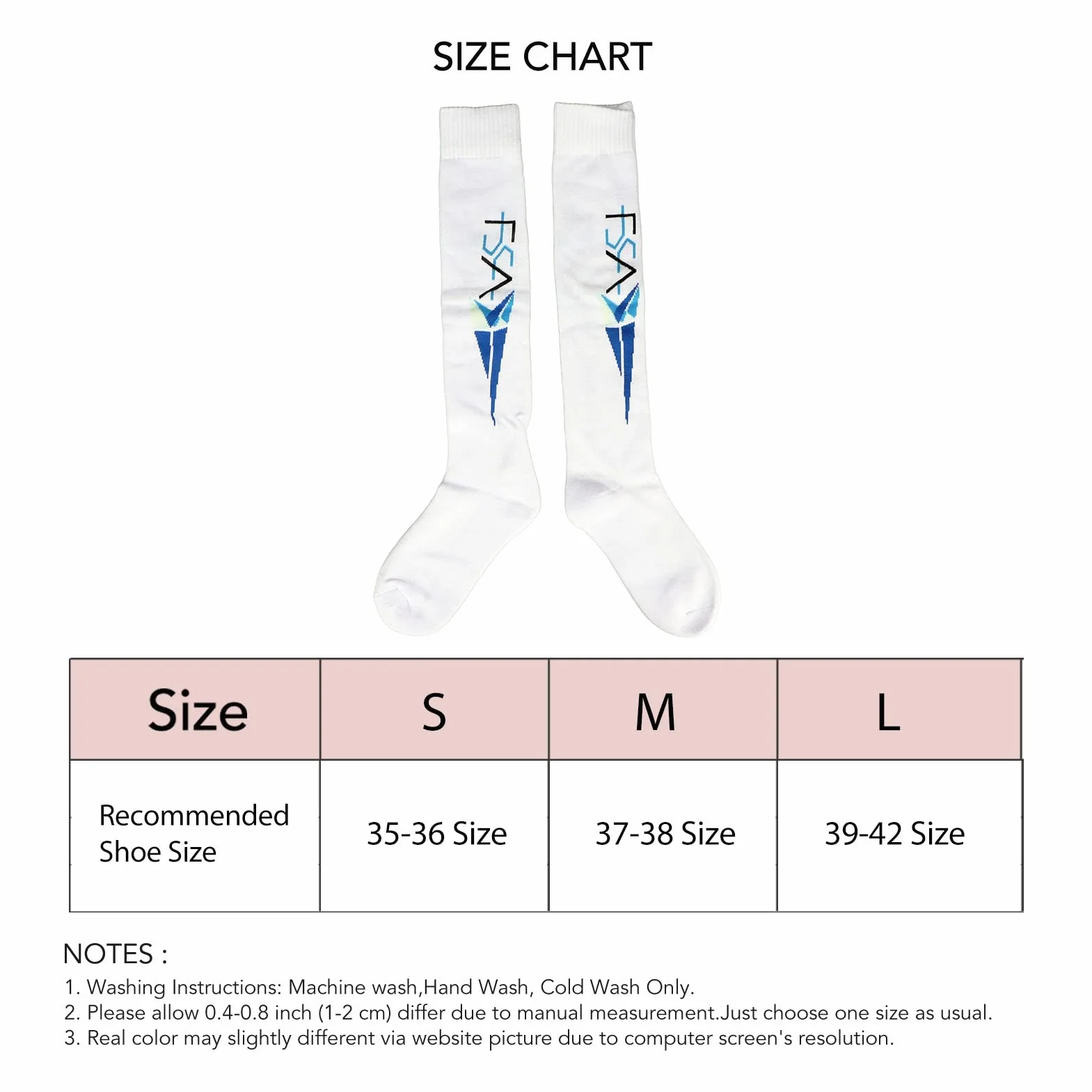 Sonew Chaussettes d'escrime Respirantes Absorbant la Transpiration en Coton peigné pour Hommes et Femmes