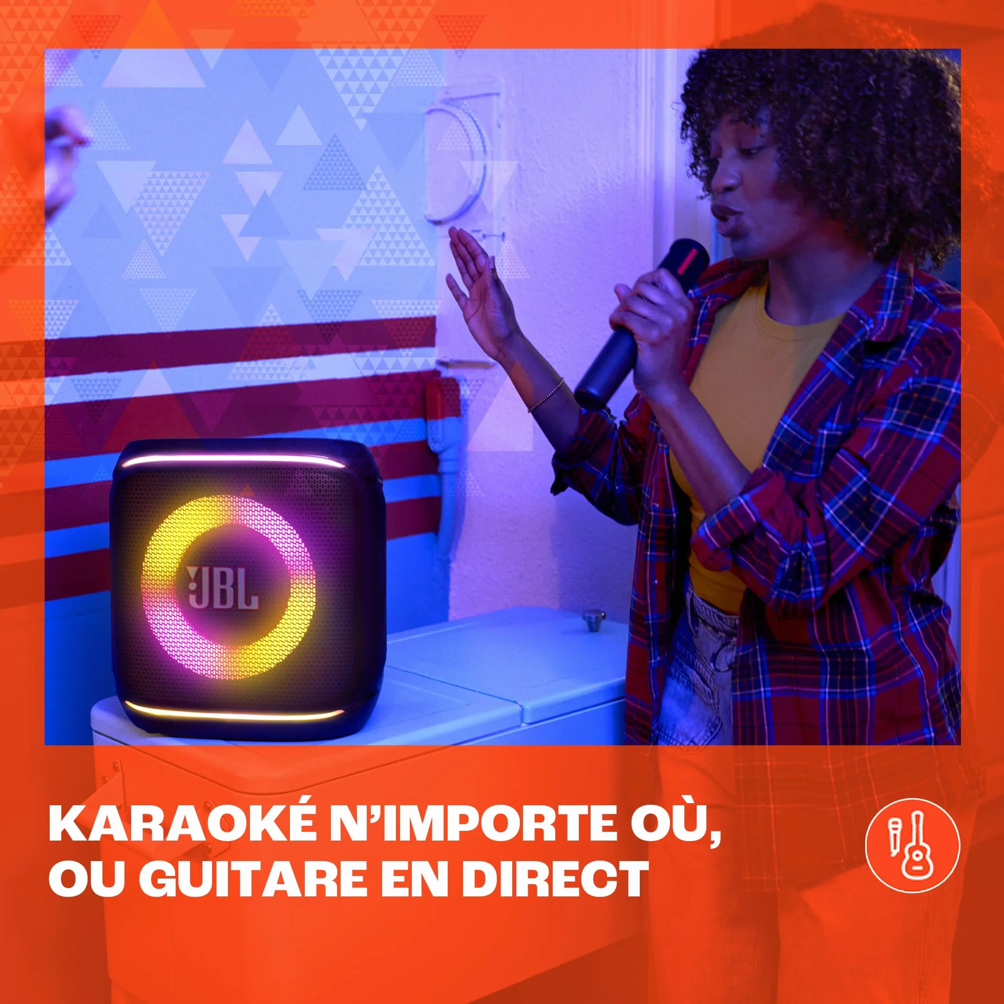 JBL Partybox Encore 2, Enceinte Bluetooth sans fil, 15 h autonomie, IPX4, Son JBL Pro, noir