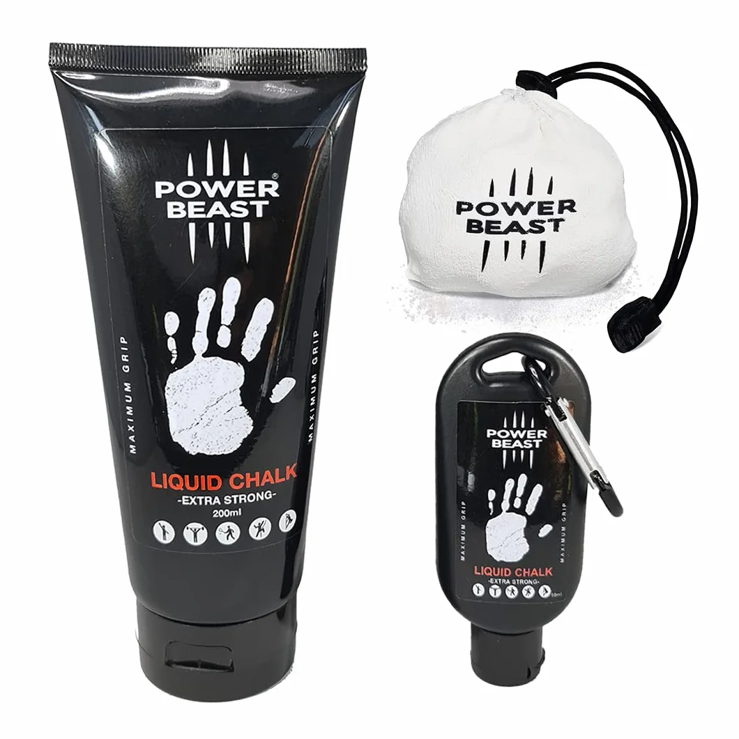 Liquid Chalk Pack Magnesie Liquide 200Ml 50Ml 60Gr Boule Rechargeable Gymnastique Escalade Haltérophilie Cross Training