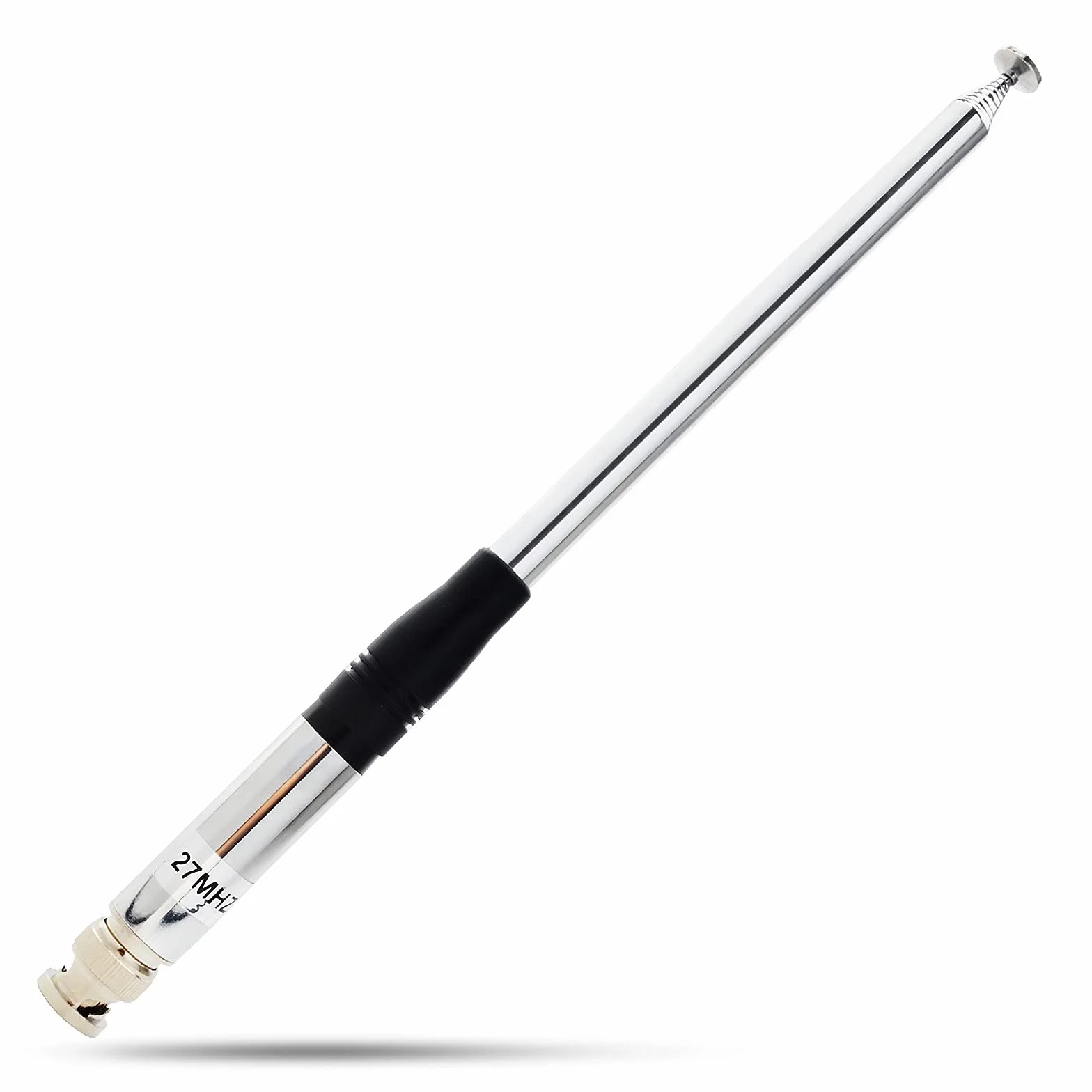 TWAYRDIO Antenne Radio CB Portable télescopique BNC 27Mhz antennes Extensibles de 23,3 cm à 1,3 m pour Radio Jambon CB Portable/Portable Midland Cobra Uniden