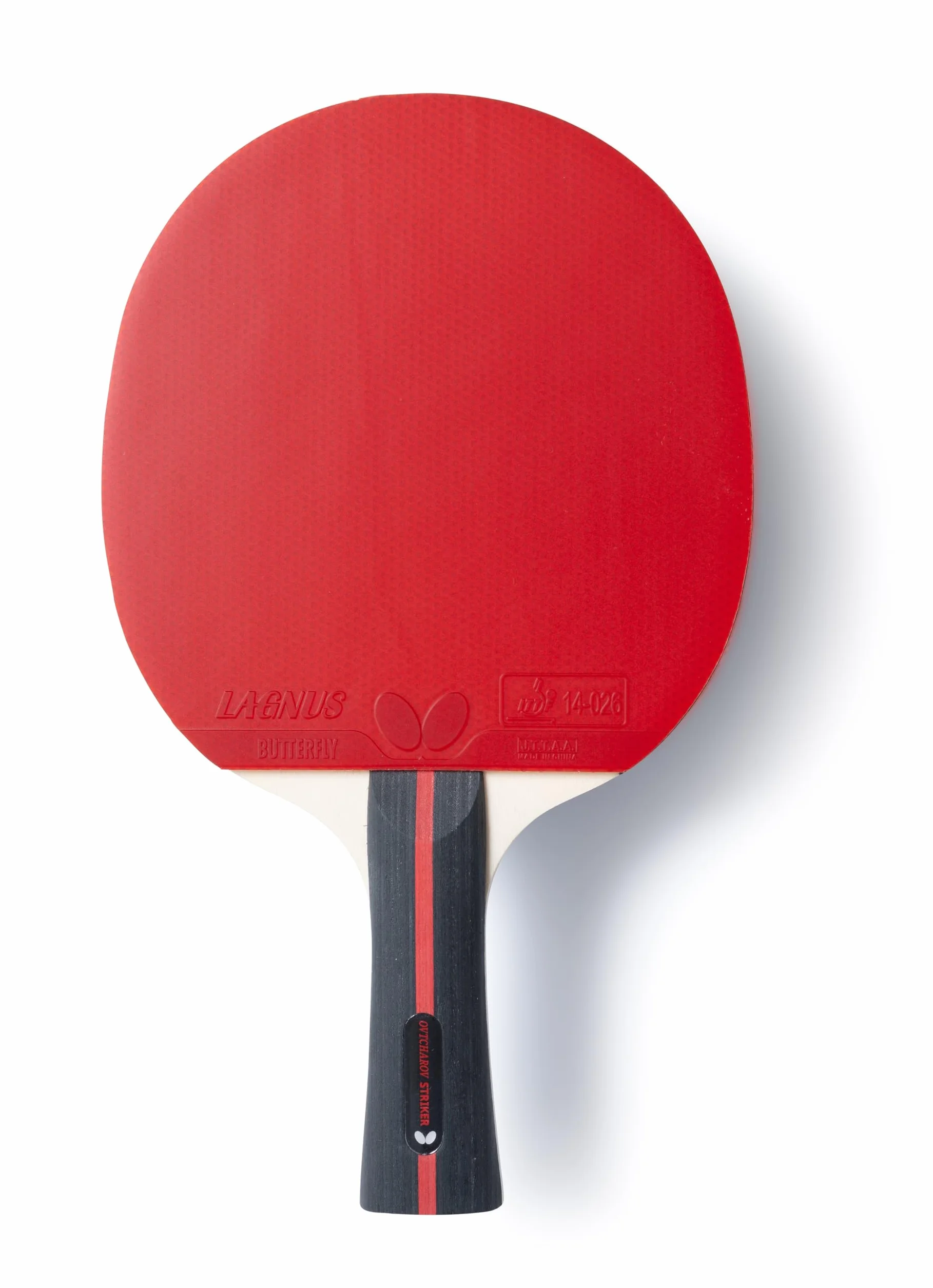 Butterfly Série Ovtcharov Raquette de Tennis de Table Professionnelle ITTF Revêtement Adhérent