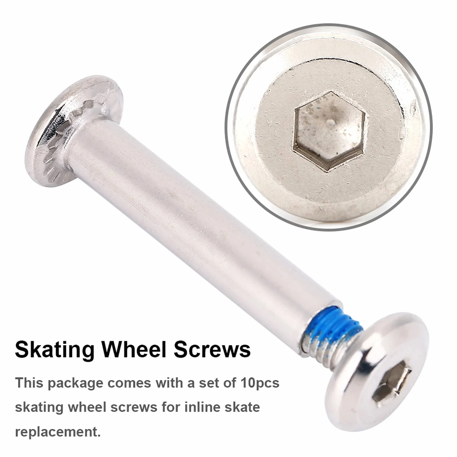 Roulements de Rechange pour Patins à Roues alignées OD 6mm 31mm Tyenaza