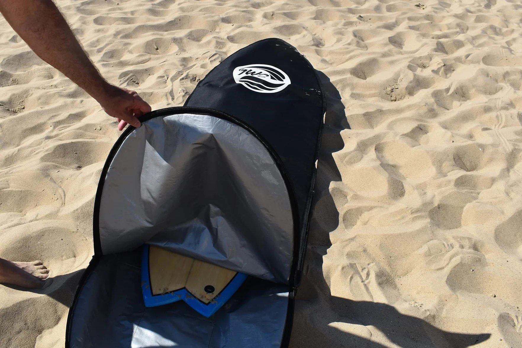 Sac Surf 8' 244 cm Noir Taille unique