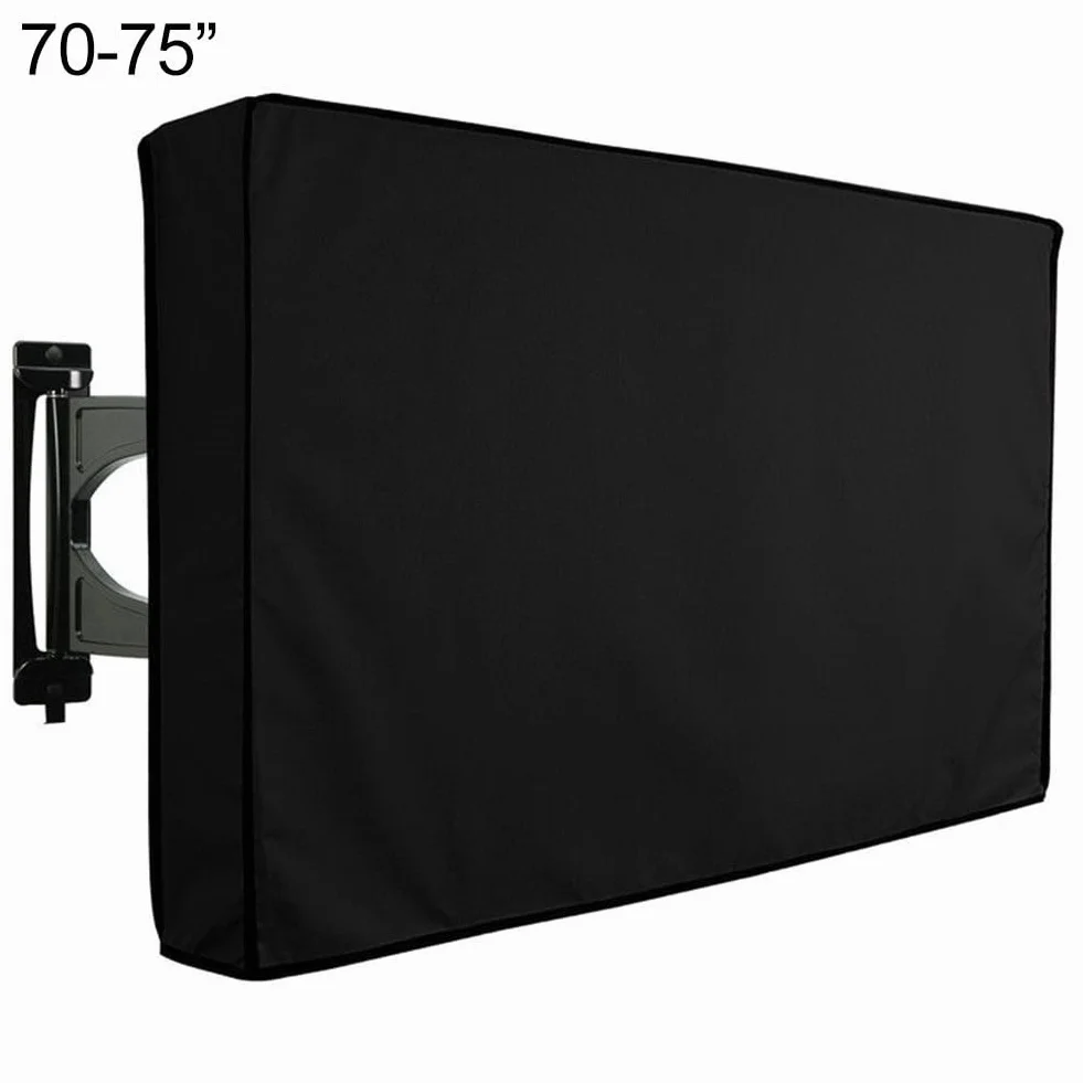 Housse de protection extérieure en tissu Oxford 600D pour téléviseur écran plat 70-75 pouces