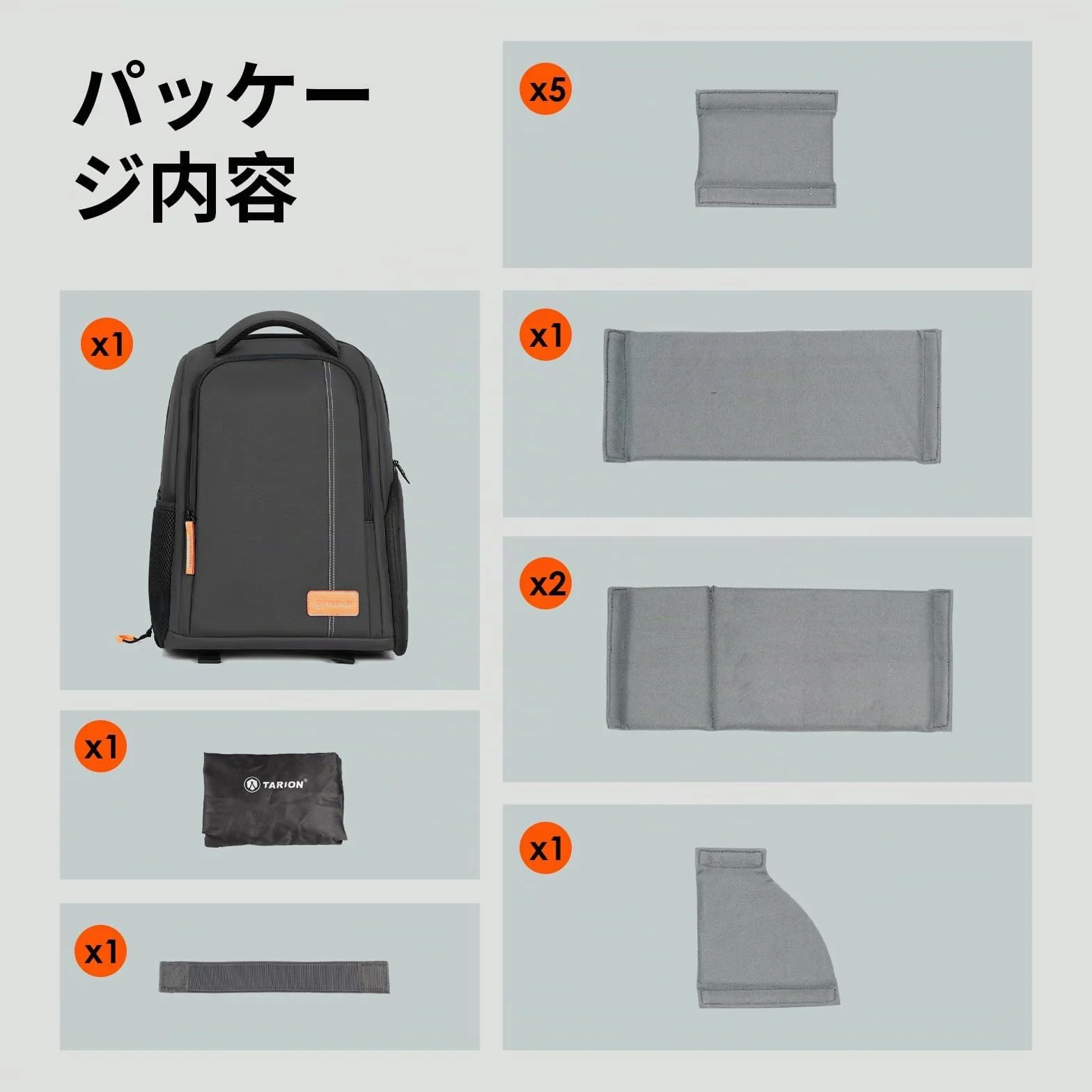 TARION Sac à Dos pour Appareil Photo 15L avec Compartiment Ordinateur 15,6" et Housse Imperméable
