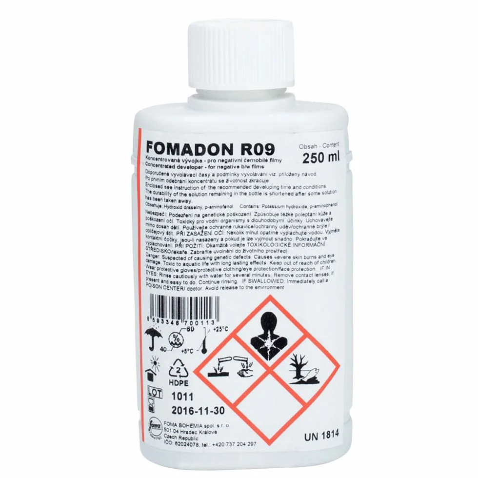 Foma Fomadon R09 concentrée Film Developer 250 ML