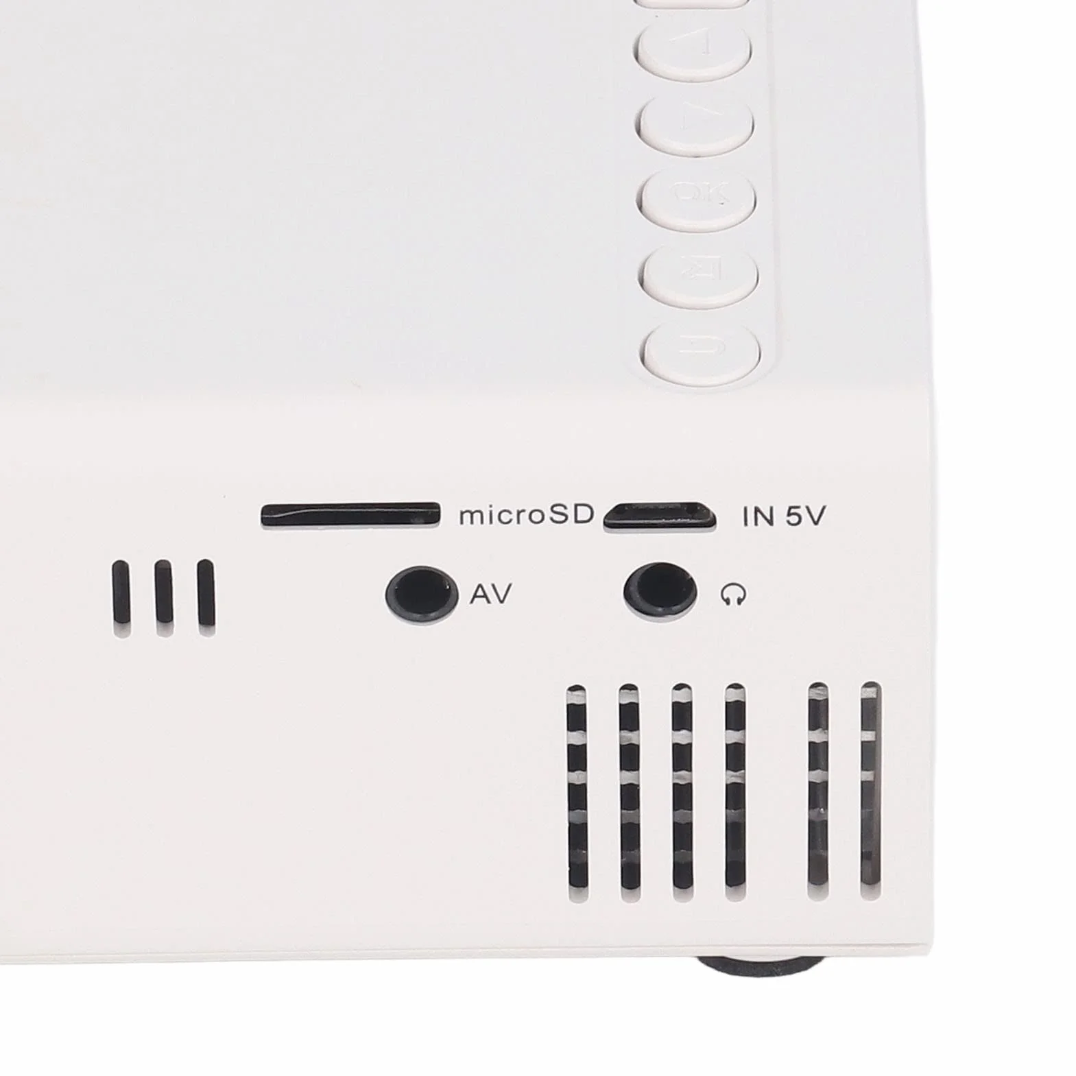 Mini Projecteur LED Portable 1080 HD pour Ordinateur, Consoles Jeux, Cinéma Maison 24-60 Pouces