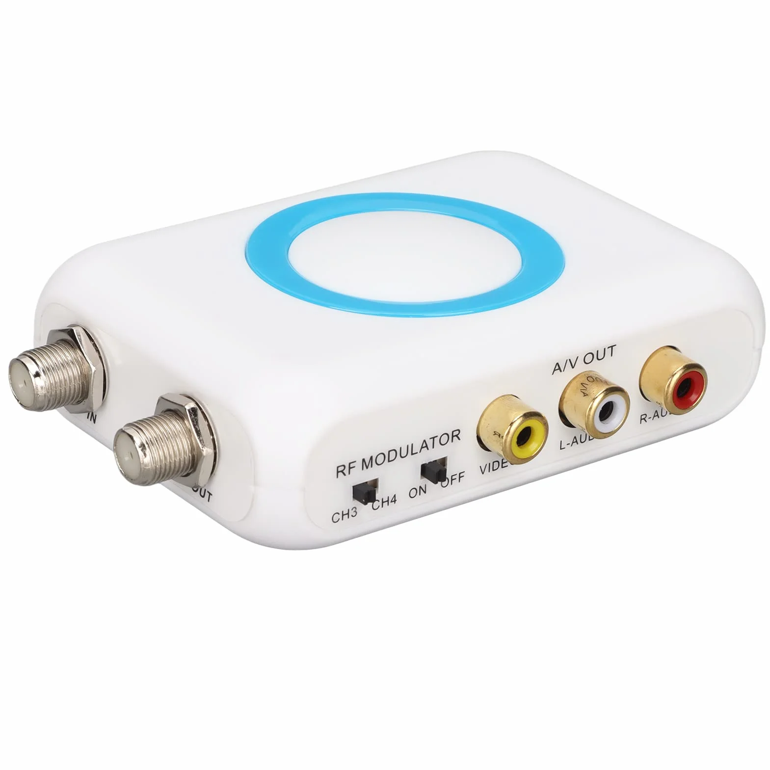 Dioche Adaptateur Coaxial vers HDMI Modulateur d'interface HD pour TV Hdm66 Support de Modulateur HD PAL/NTSC Format Sortie vers RF Modulateur pour TV