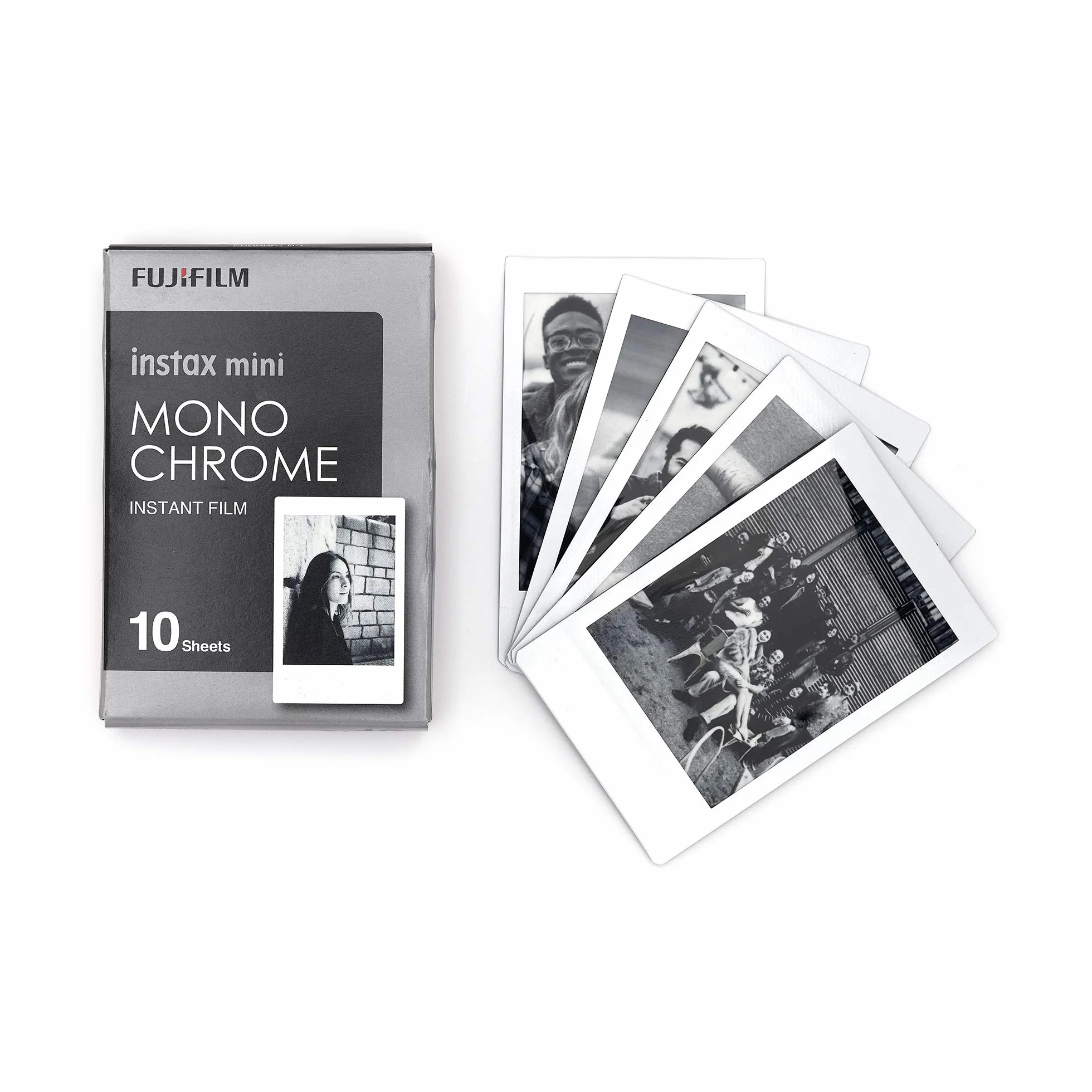 instax Lot de 30 Mini Films Classiques avec marbre Noir, Bleu et Monochrome