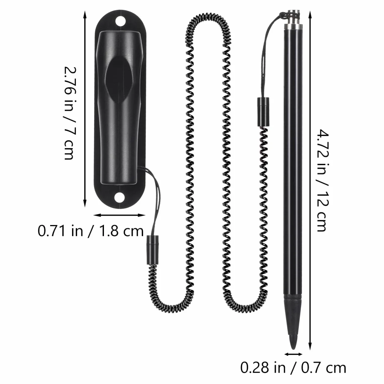 OSALADI Stylet Résistif avec Dragonne et Support pour Écrans Tactiles Stylo de Précision
