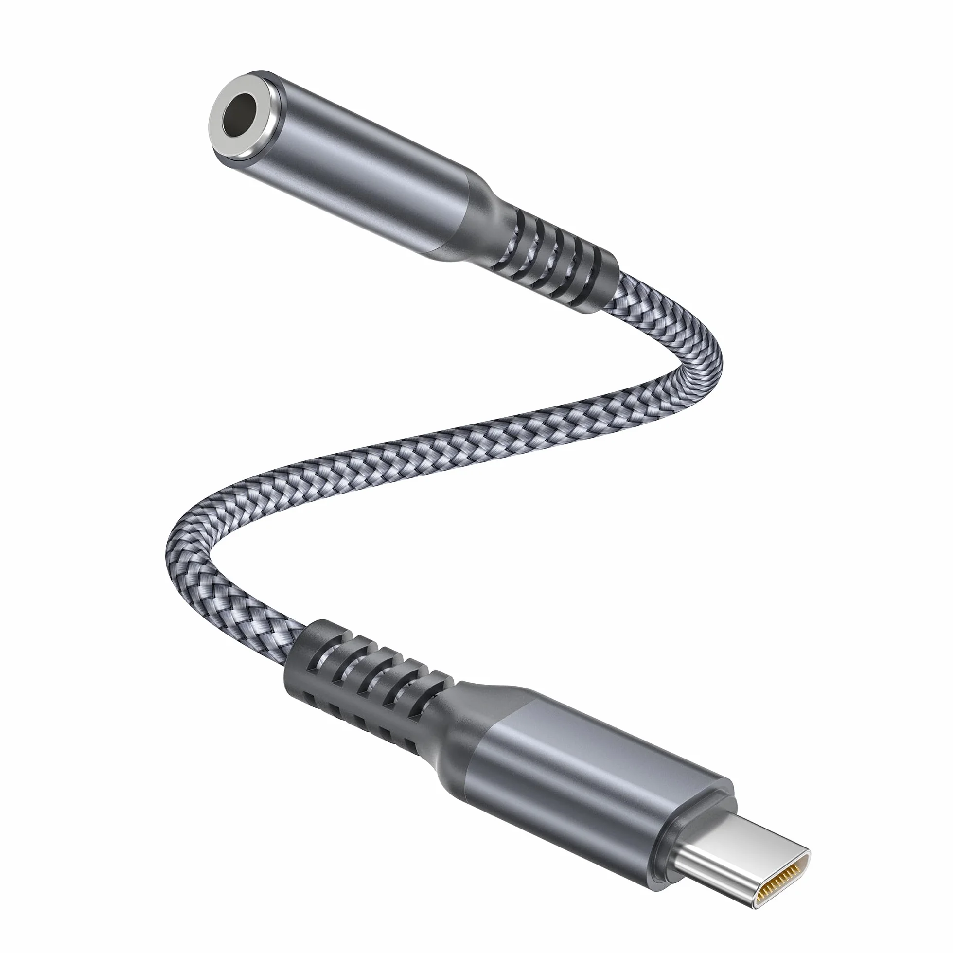 Elebase USB C vers 3.5mm Audio Convertisseur pour iPhone 17 16 15 Pro Max iPad Pro Samsung Galaxy S26 S25 S24