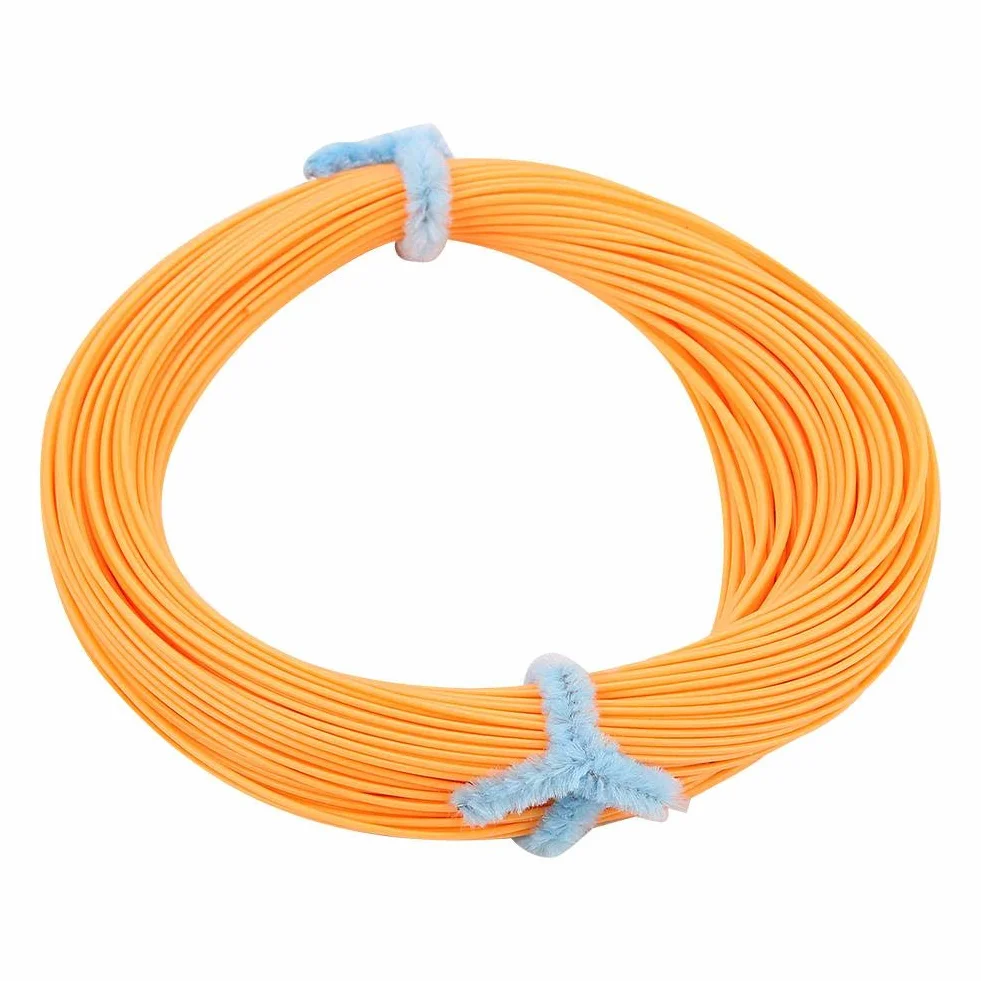 Alomejor Ligne de pêche à la Mouche en Nylon WF 4/5/6/7/8 Monofilament Souple Forte résistance Lancer précis