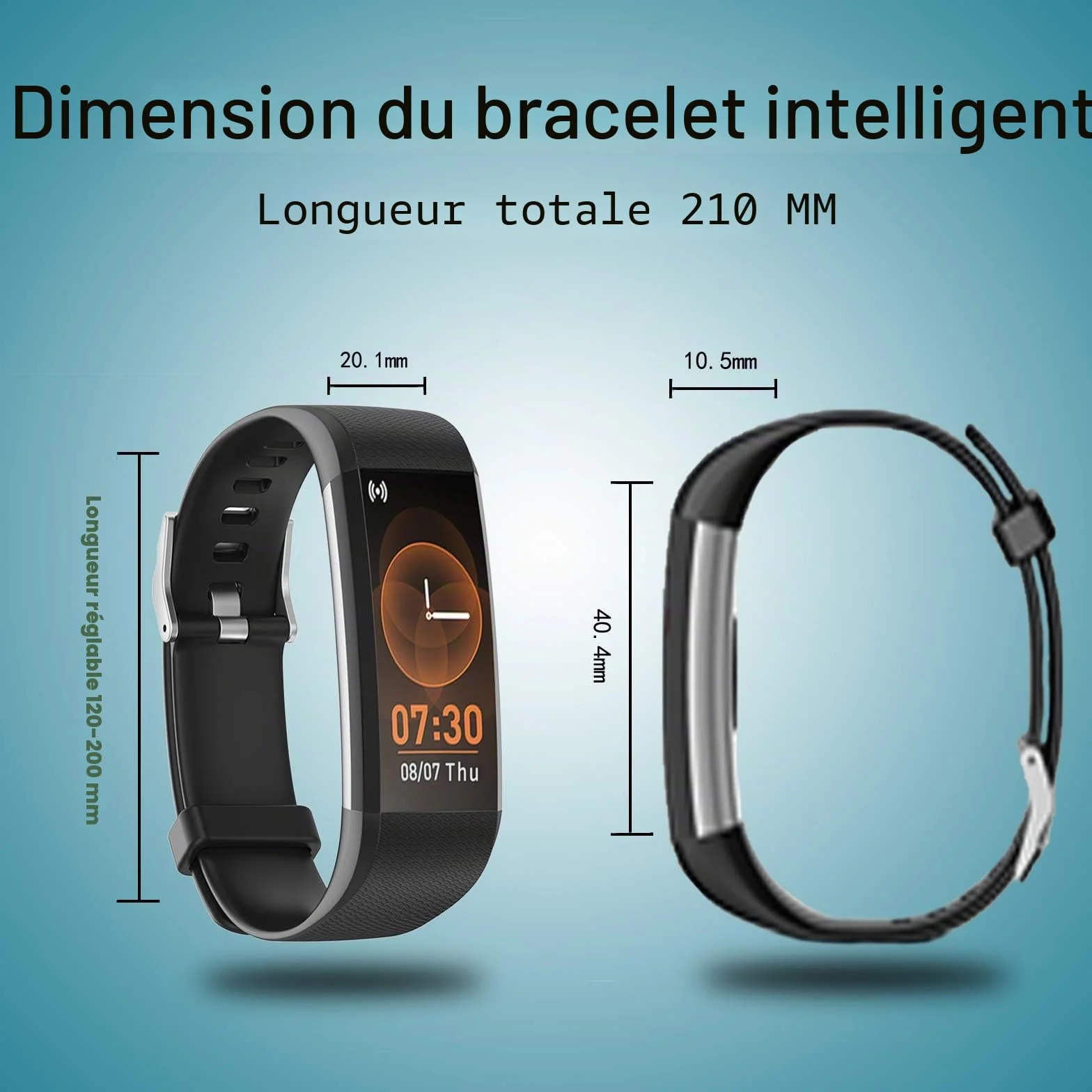 Montre Connectée Femme Homme IP68 Etanche Smartwatch Fitness Tracker Podomètre Fréquence Cardiaque SpO2