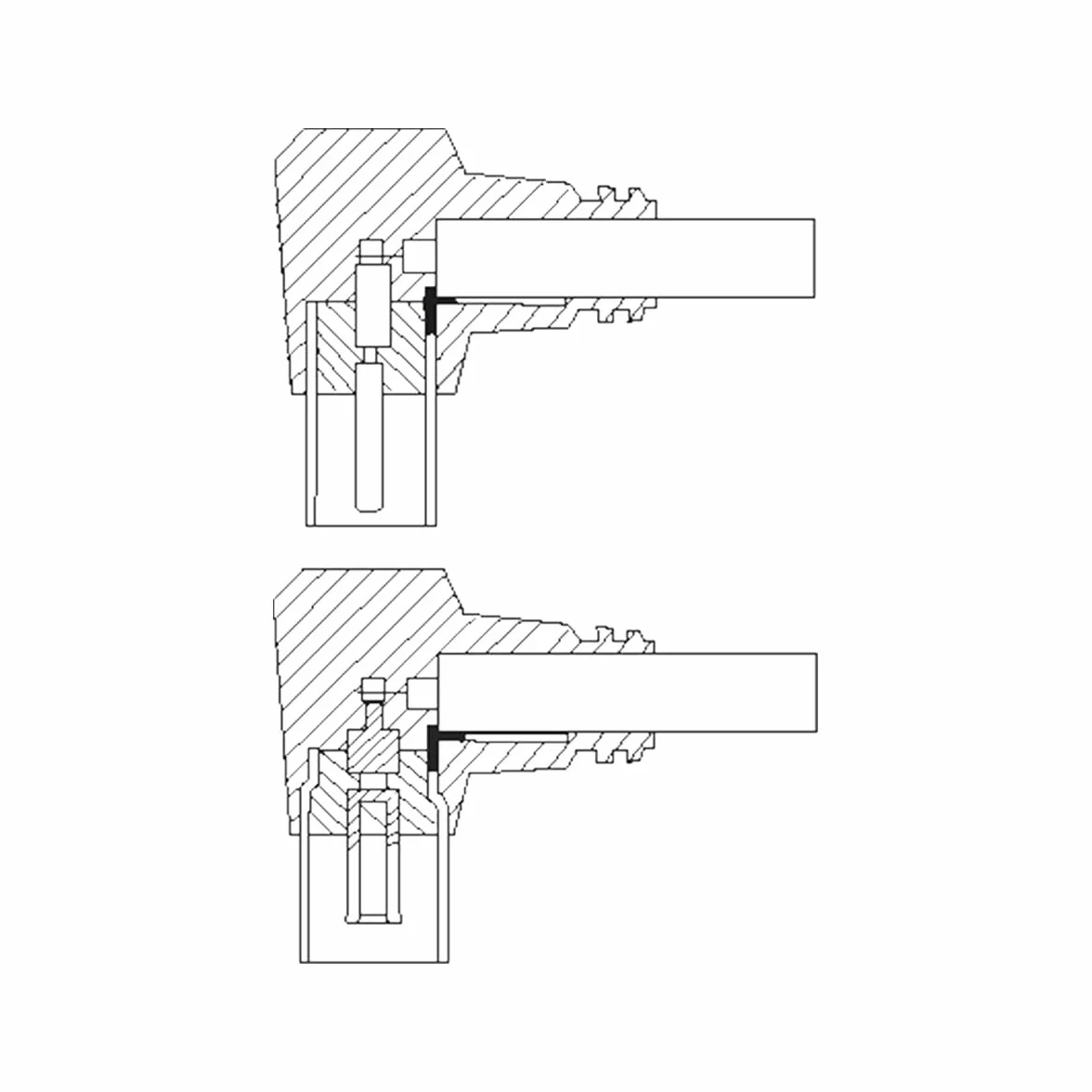 Goobay 11525 Câble de Raccordement Antennes Coudé (<70 dB), Double Blindage, 1.5m Longueur