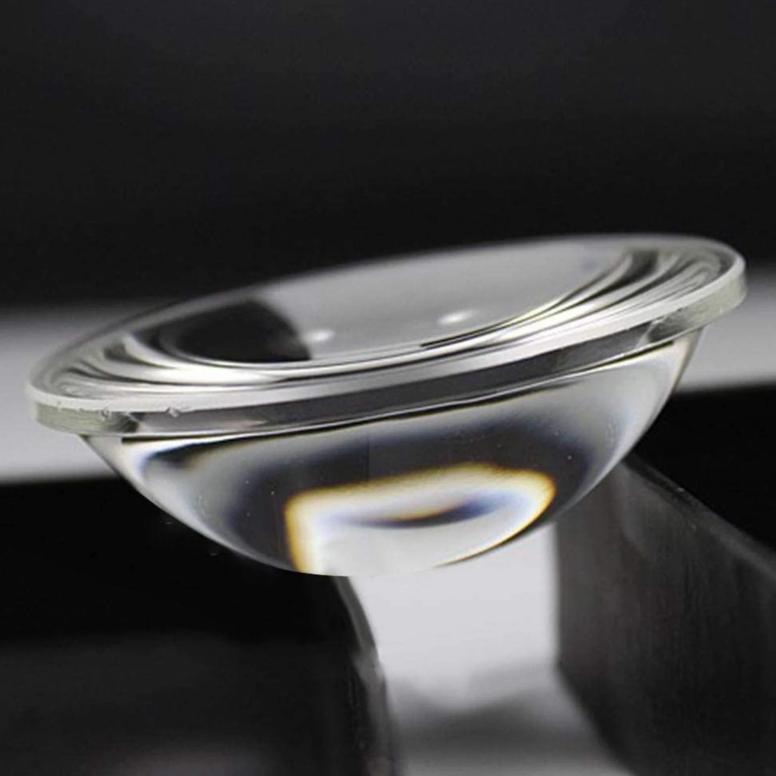 Lentille Optique LED Condenseur 44/19mm Verre Convexe Objectif pour Projecteurs, Lampes Voiture, Lampes Poche et Projection