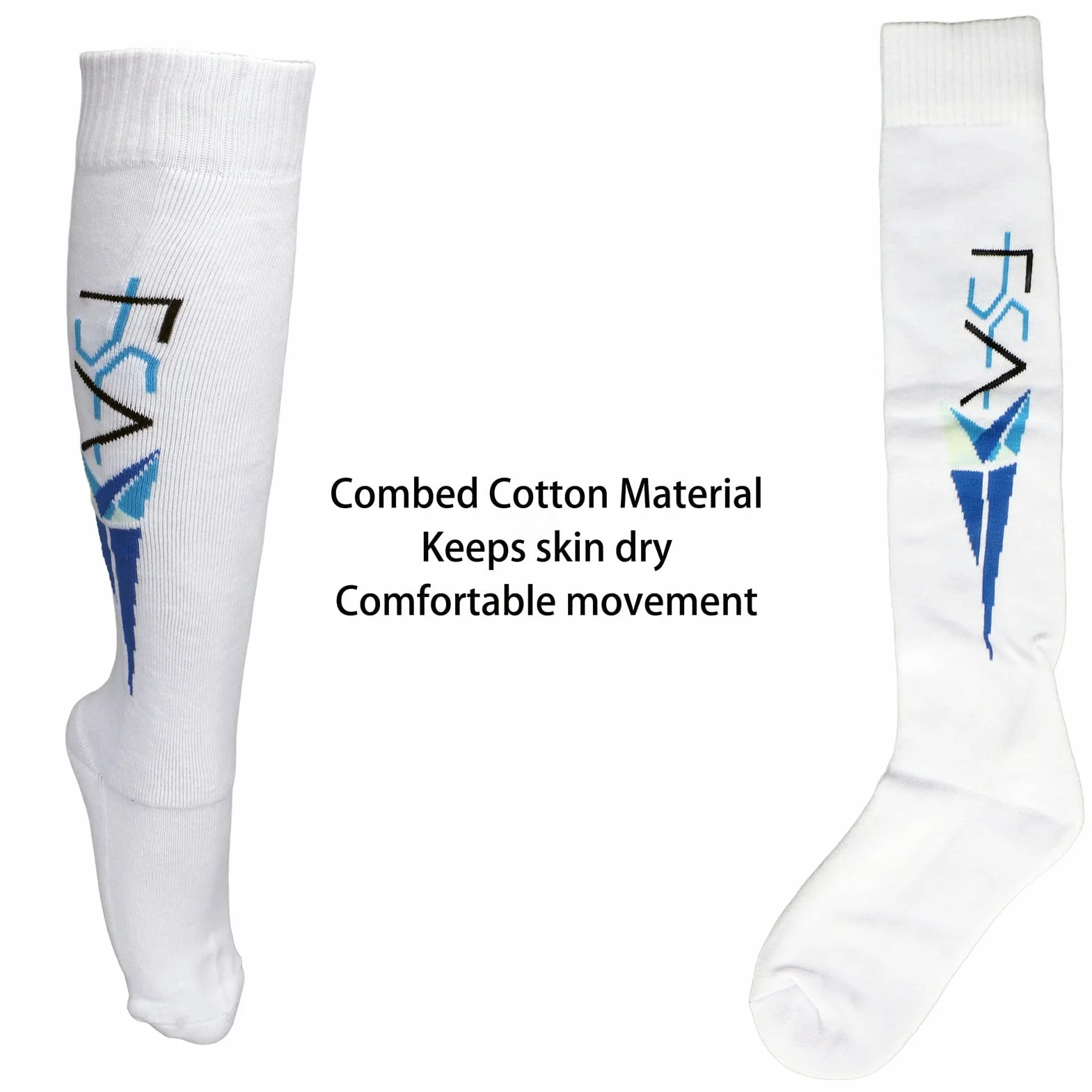 Sonew Chaussettes d'escrime Respirantes Absorbant la Transpiration en Coton peigné pour Hommes et Femmes