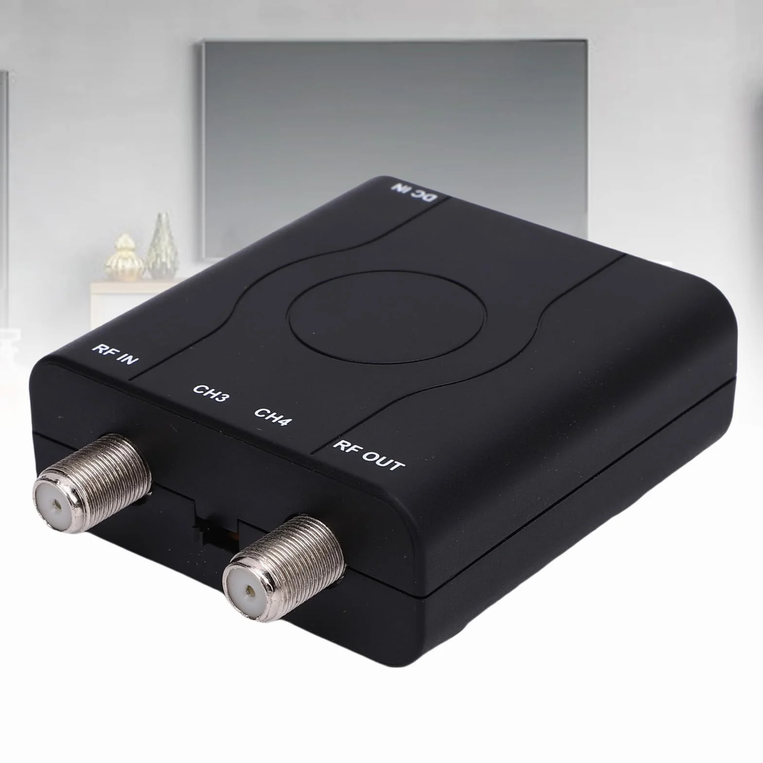 Bewinner HDM61 HDMI to RF Coaxial Modulateur Convertisseur, Pal NTSC Format, 1080p, CH3 CH4 VHF, Plug Play, RF Modulateur pour TV, Console de Jeu, PC, DVD, CCTV, DVR