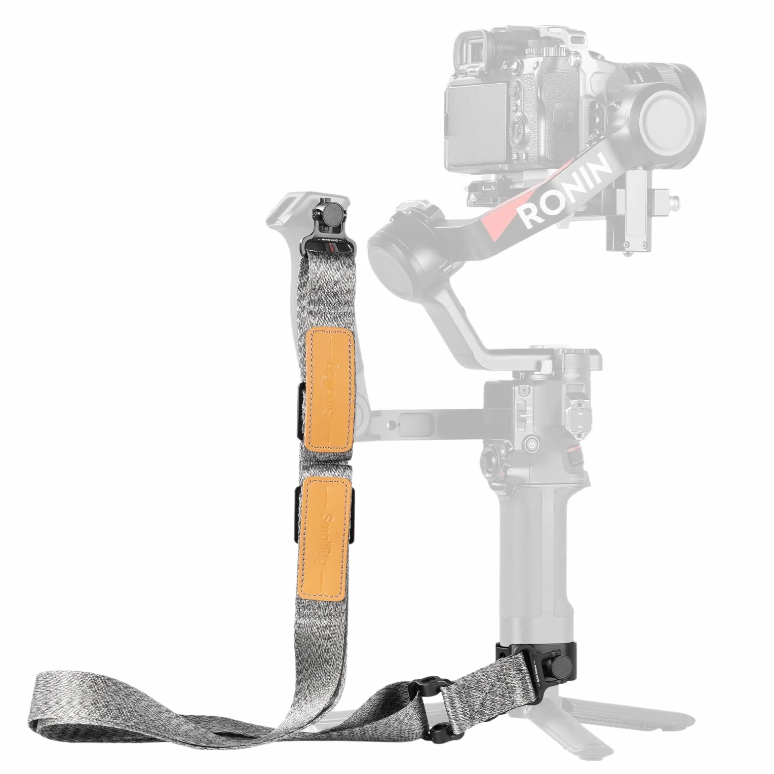 SMALLRIG RS3 RS2 Bandoulière Réduisant Le Poids Compatible avec SMALLRIG Poignée pour DJI, Ceinture à Cardan avec Boucles à Dégagement Rapide QD pour DJI RS4 Mini / RS4 Pro/RS 3/RS 2-4118C
