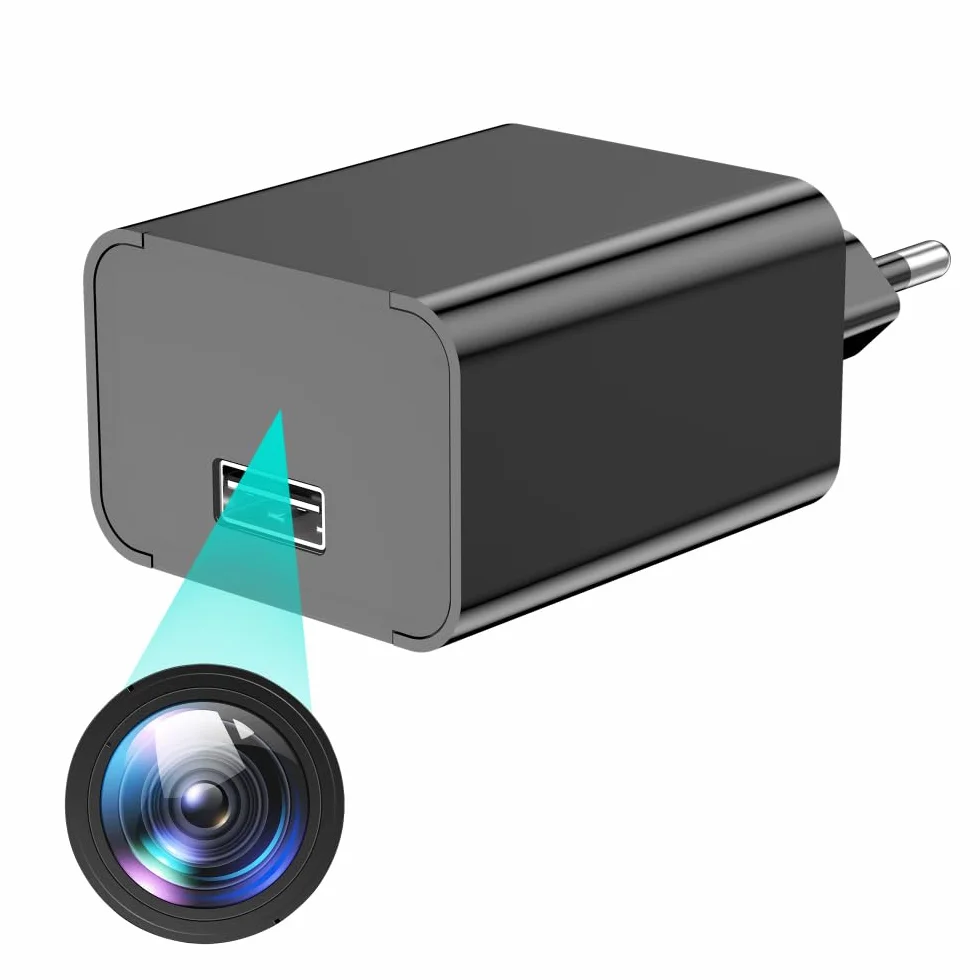 Mini Caméra Espion Surveillance avec Détection Mouvement et Vision Nocturne Intérieur Extérieur