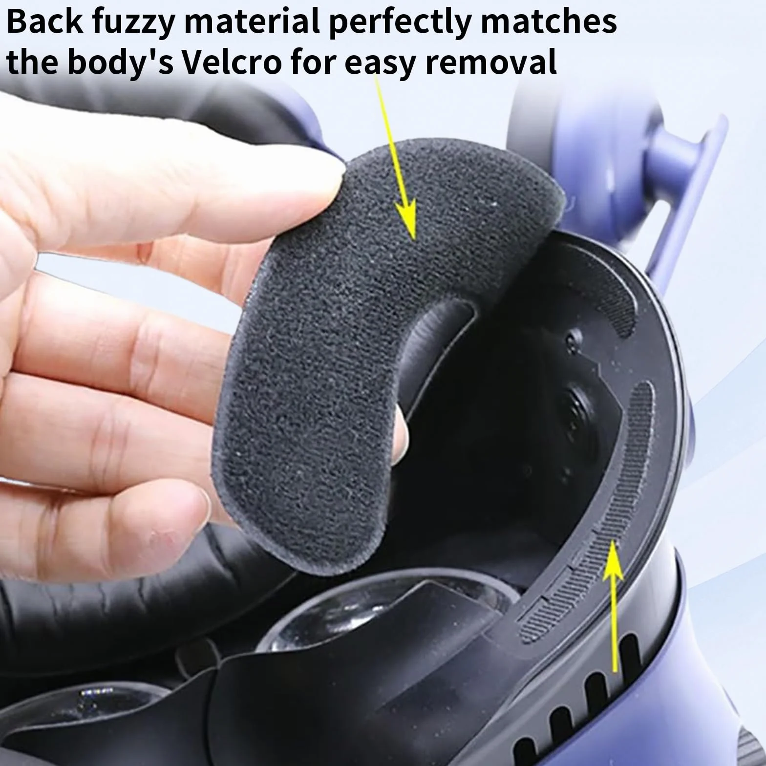 TamBee Coussinets de Rechange en Mousse pour Visage en Cuir Synthétique pour HTC Vive Pro VR Lot de 2