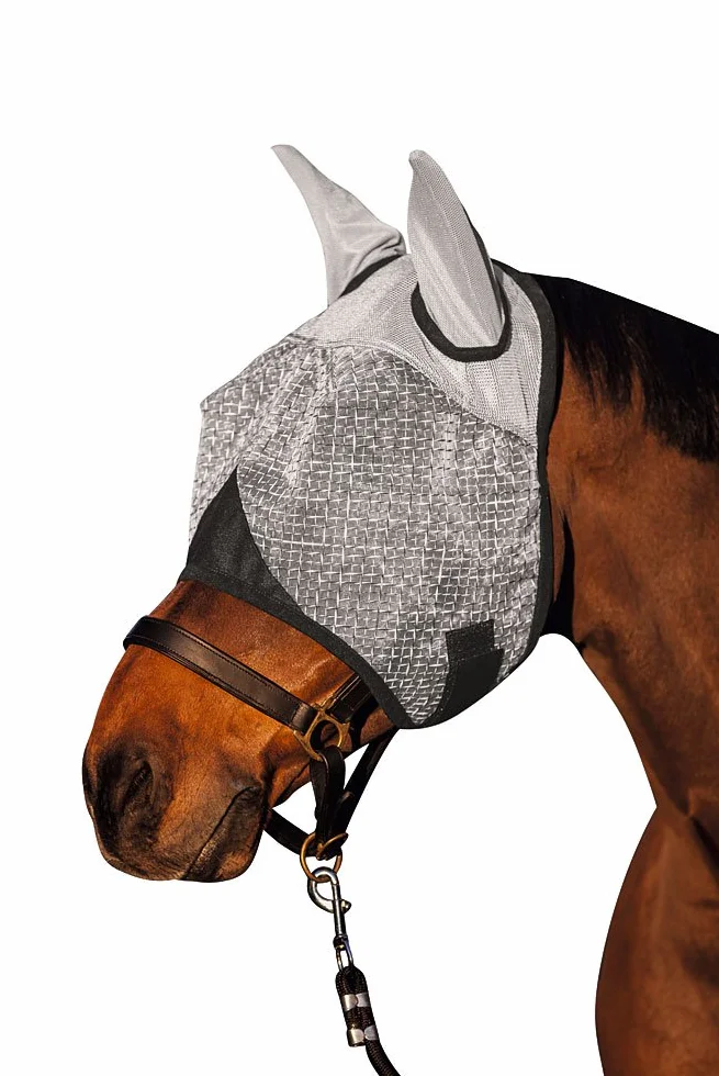 Kerbl Masque anti-mouches avec protection UV Poney