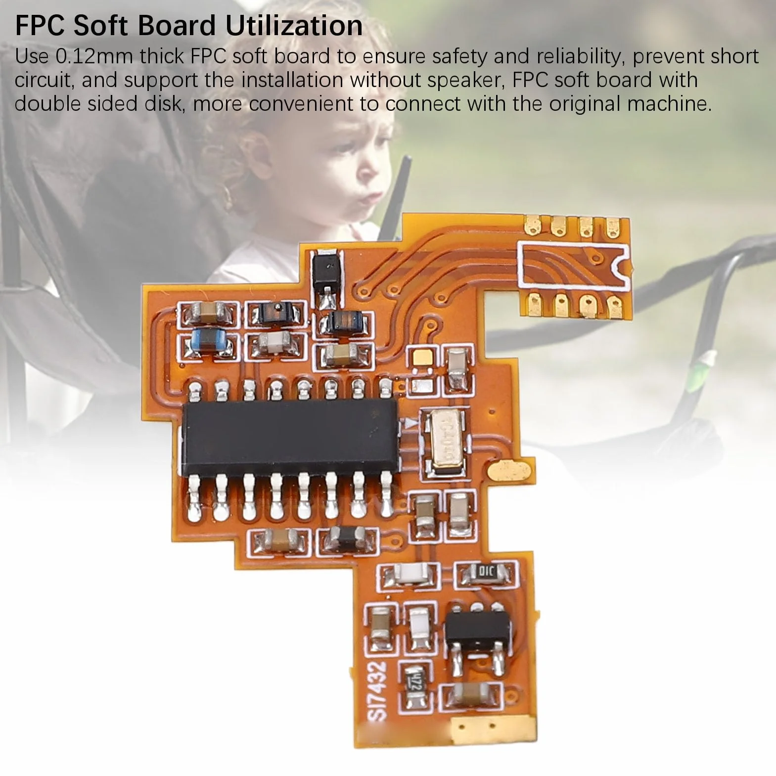 Quansheng UV K6 UV K5 Module de Modification Radio 2 Voies avec Puce SI4732, Carte Souple FPC 0,12 mm