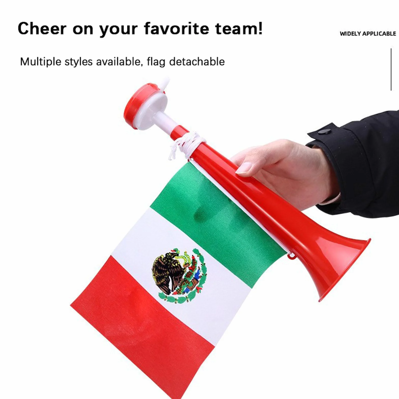 Trompettes Vuvuzela en Plastique Très Bruyant pour Football Match, Fête, Événements Sportifs