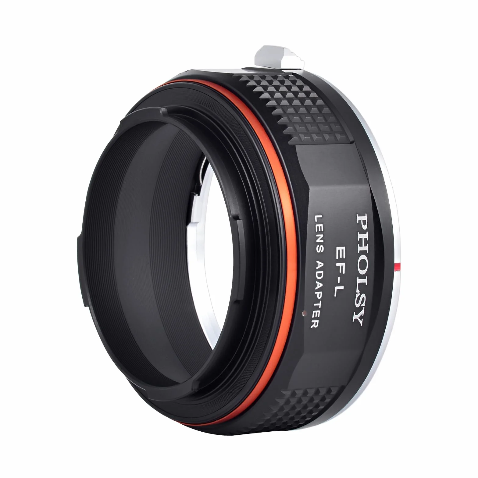 PHOLSY Bague d'adaptation Mise au Point Manuelle pour objectifs Canon EOS EF EF-S Mount et Appareil Photo Boîtier Leica L Mount Compatible avec Leica SL2, SL2-S, CL, TL2, Lumix S5, S1, BS1H, FP, FP L