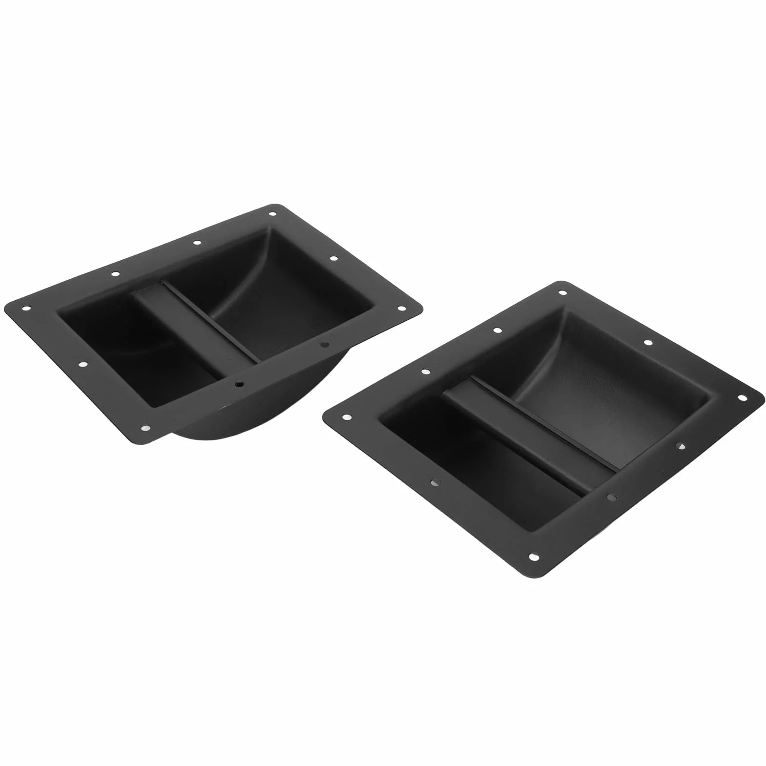 2pcs Poignées de Haut-Parleur, Poignées de Barre D'enceinte Encastrées, Poignée de Transport D'armoire Audio de Remplacement en Acier Professionnel pour Audios de Scène