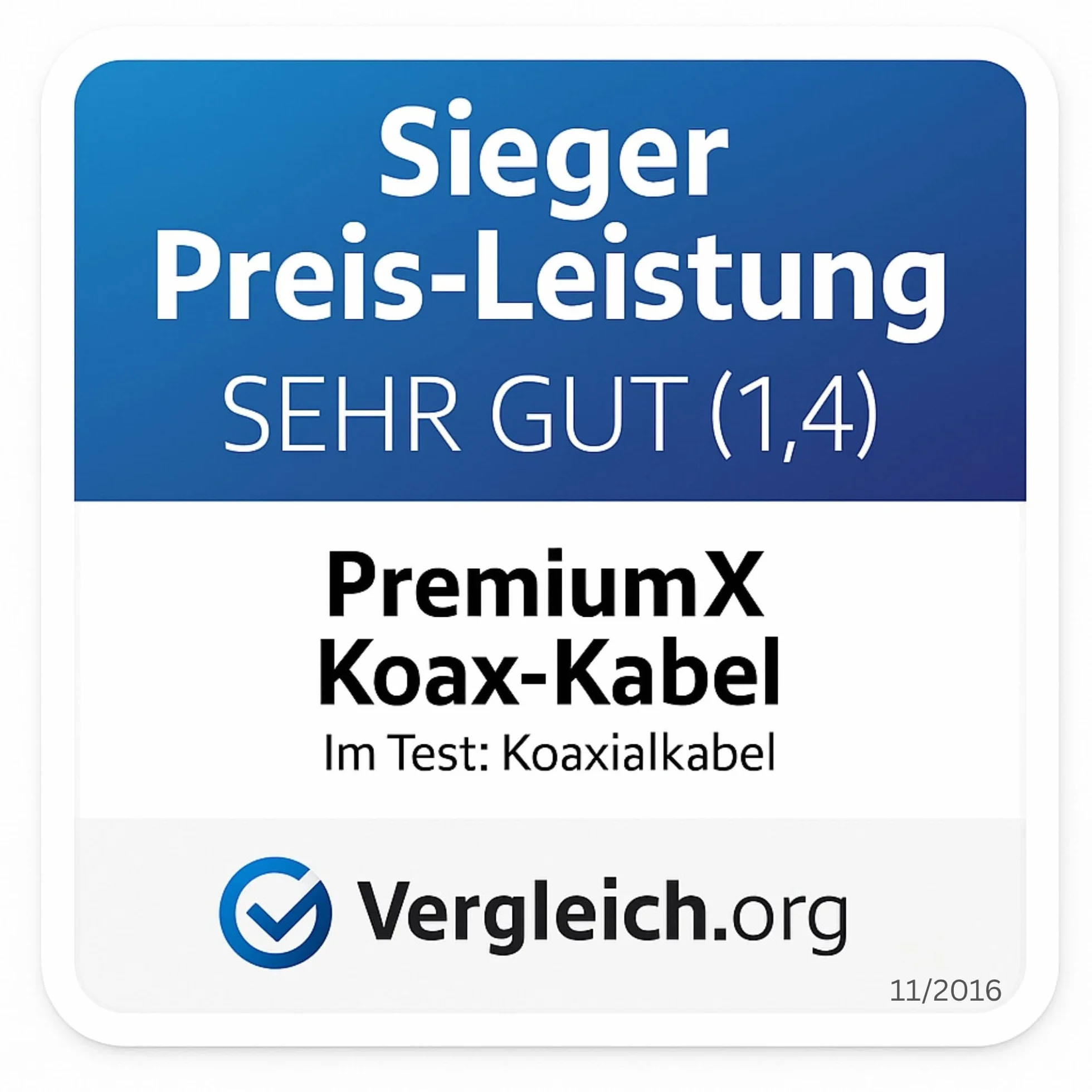 Premium X 100m SAT Koaxialkabel Set 135 dB 4-fach geschirmt - TV Antennenkabel 10 vergoldeten F-Steckern - DVB-S2/C/T2-4K UHD HDTV - wetterfest & UV-beständig Innen & Außen - 100% Signalqualität