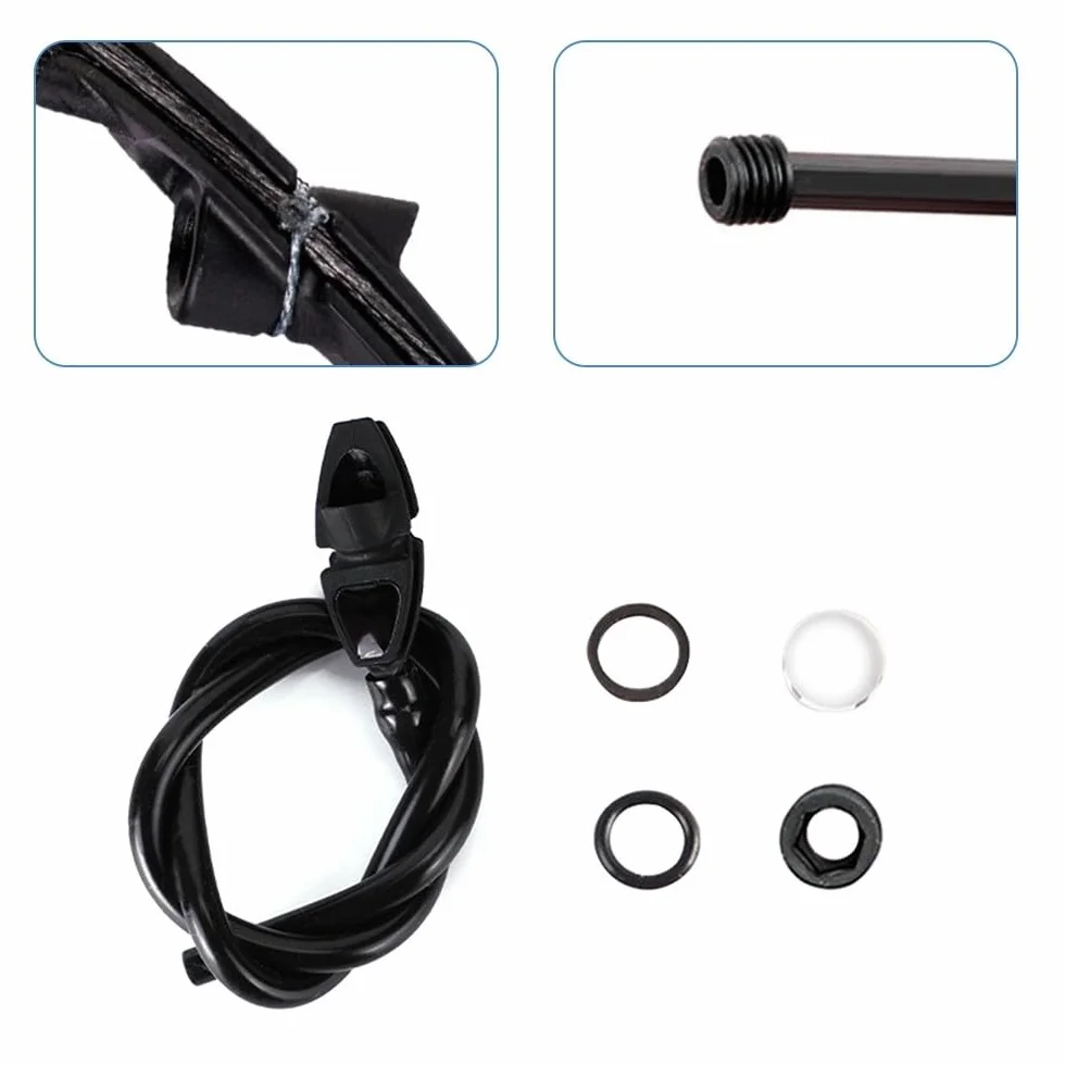 MiOYOOW Tube Peep Sight Kit 6X/8X Clarificateur Accessoires de Tir à l'Arc pour Arc à Poulies