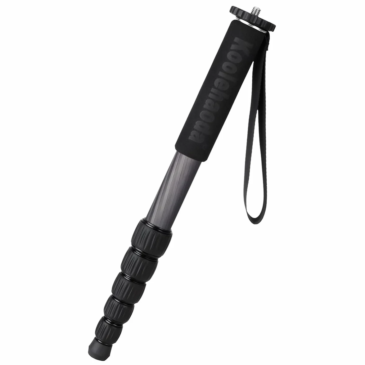 Koolehaoda Monopode en Fibre de Carbone, Monopode Compact et Portable à 6 Sections pour Appareil Photo. Charge maximale : 10 kg - MP286C