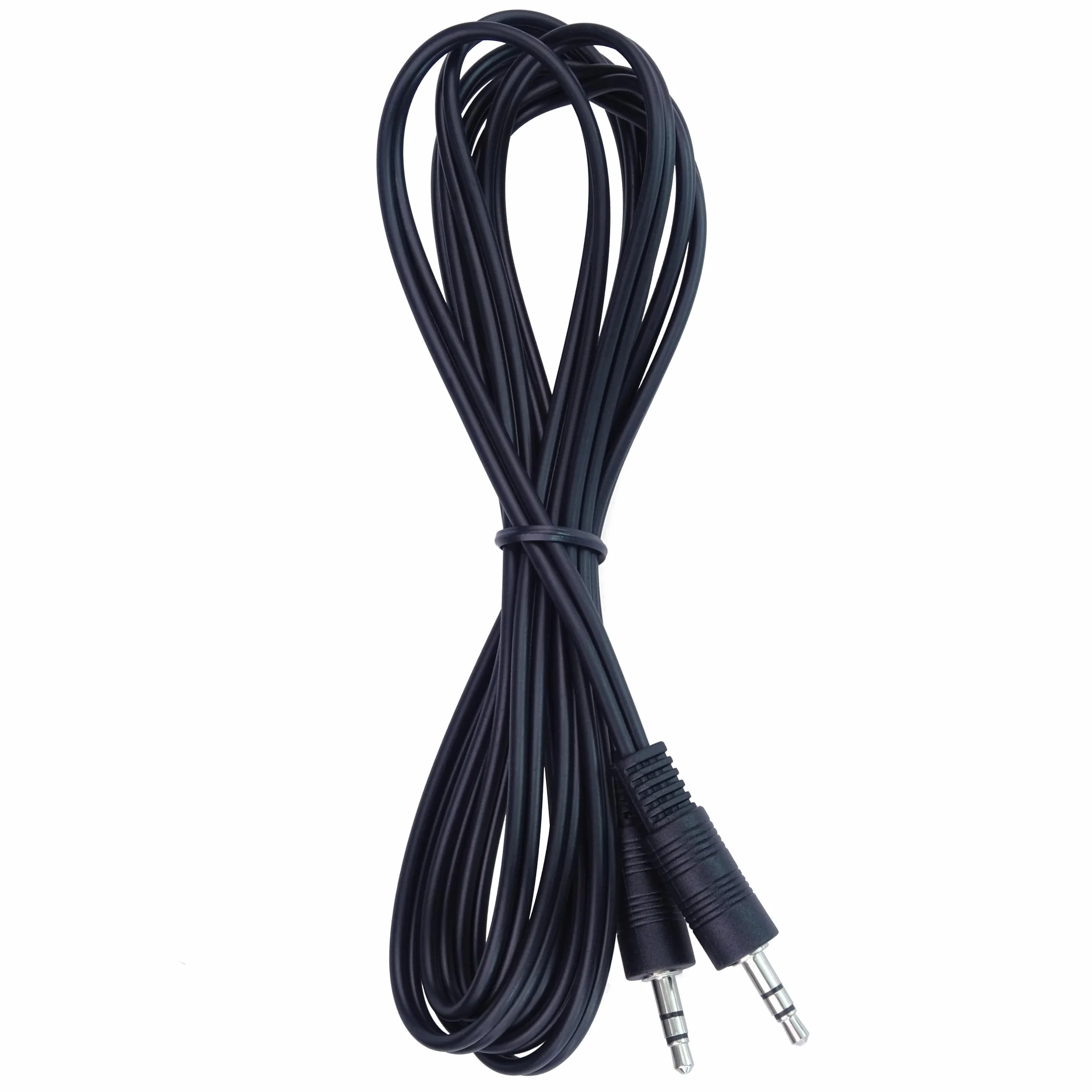 PremiumCord Câble Jack 10m, Fiche Jack 3,5mm, Mâle vers MâleCâble de Connexion Audio Casque Aux, pour TV Téléphones Portables Mp3 HiFi, Blindé, Couleur Noir