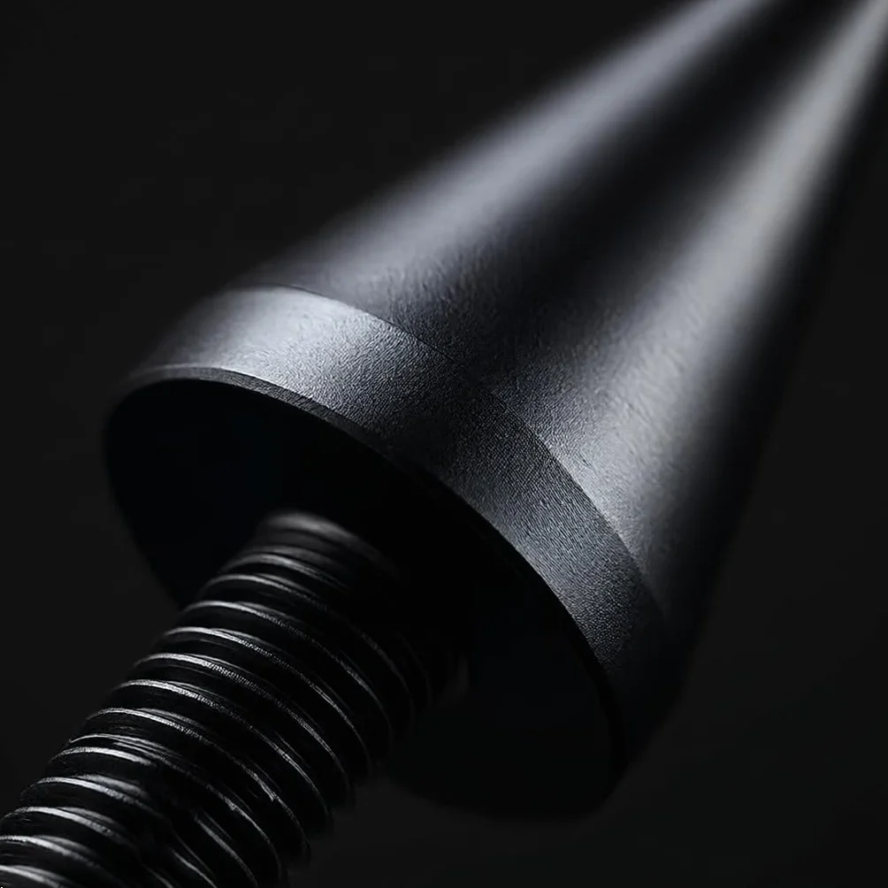 PrecisionGeek Aluminium anodisé Noir M10 Haut-Parleur Pointes de Découplage/Cônes - Lot de 4