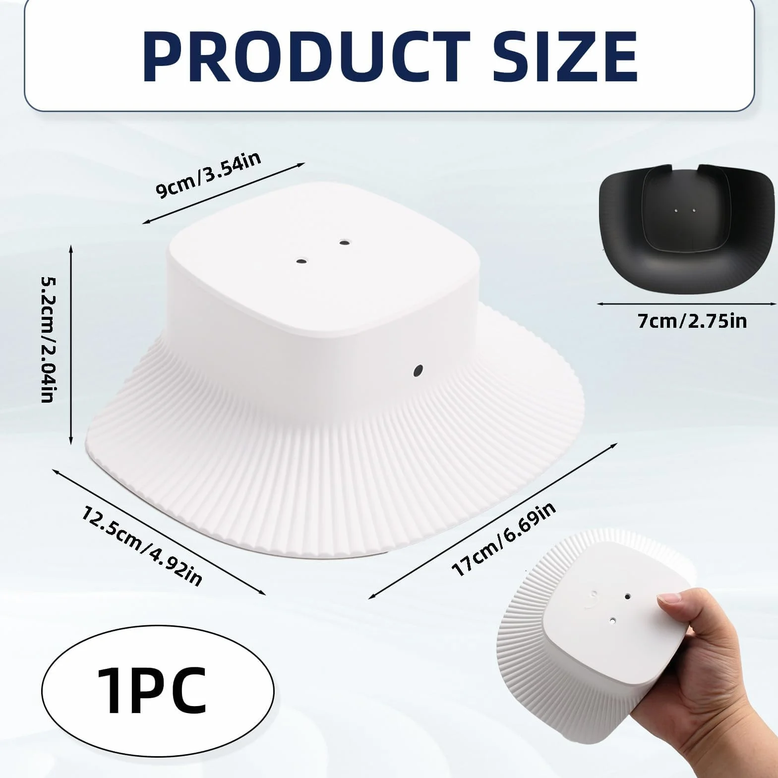 Housse de Protection Contre la Pluie pour Eufy Security SoloCam S340 Résistante aux Intempéries Protège Contre la Pluie, Les Aayons UV Poussière et Vents Violents（Blanc）