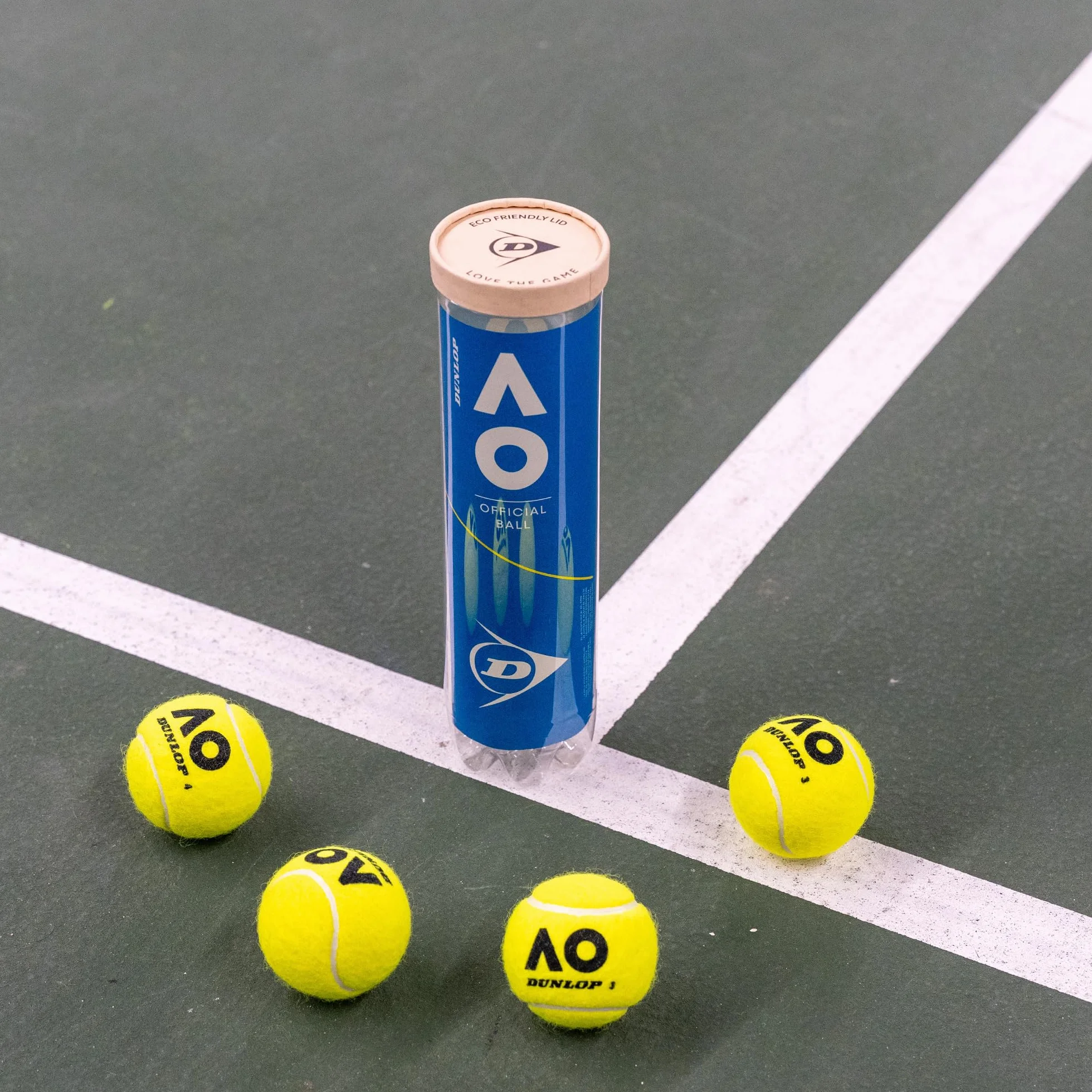 DUNLOP Balle de Tennis Australian Open Terre Battue Terrain Dur Gazon