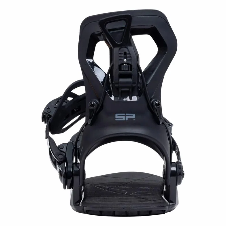 Fixations Snowboard Automatiques Base+ L 43-45 EU Noir Freestyle Freeride
