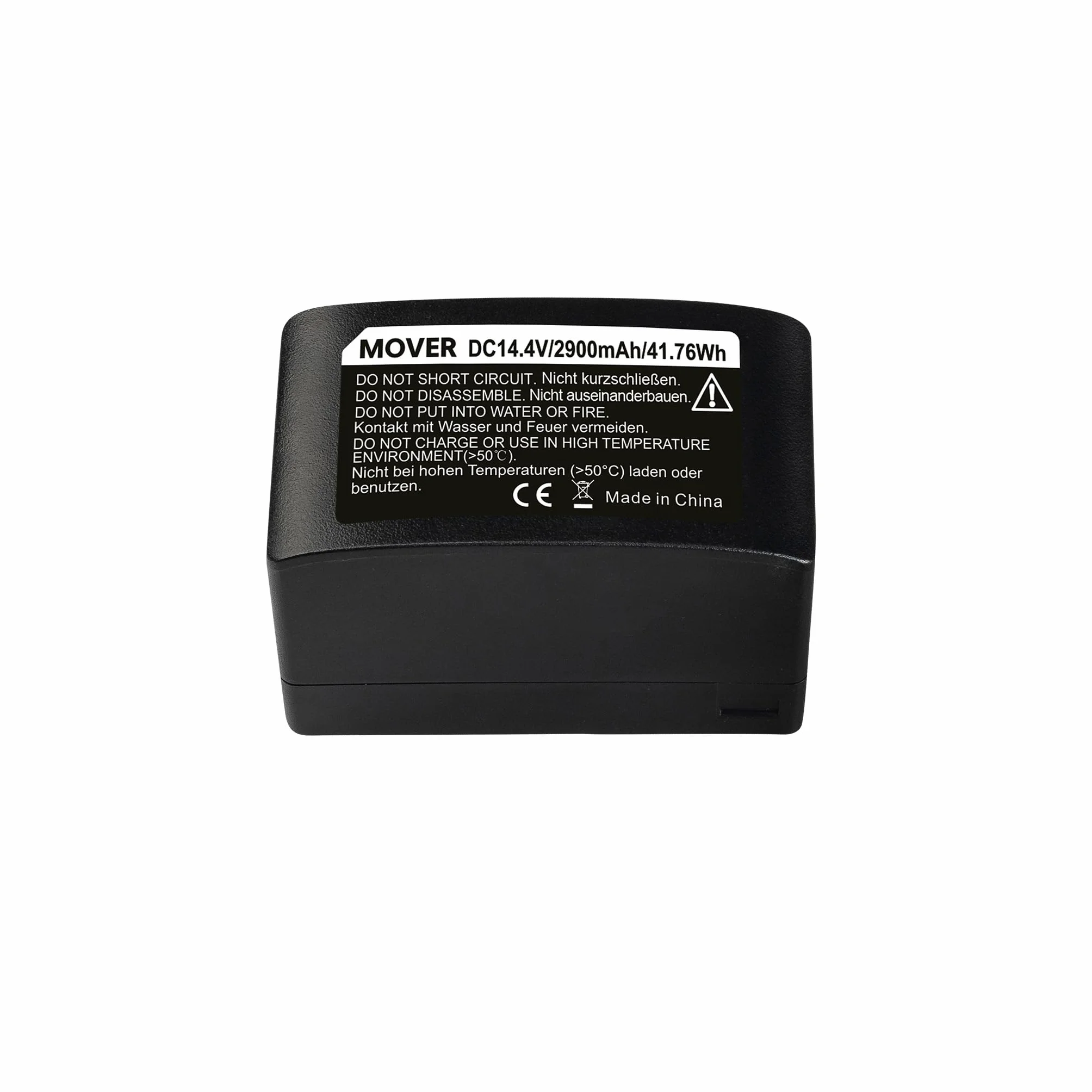 Walimex pro Batterie de Rechange pour Mover 200 TTL - Grande capacité, Longue durée, Permet des Prises de Vue Plus Longues - Batterie de Rechange pour Flash de Batterie de Studio