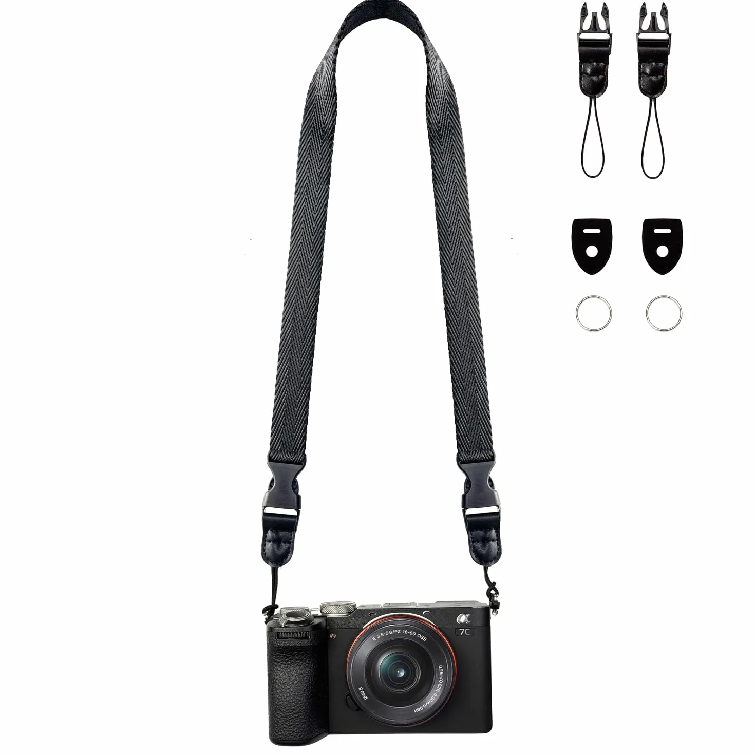 Sangle Appareil Photo Fine Compact,Sangle Petit Appareil Photo,Bandoulière pour Appareil Photo pour Photographes,Lanière De Cou pour Appareil Photo ,Camera Strap Lanyard,Sangle de Cou pour Jumelles