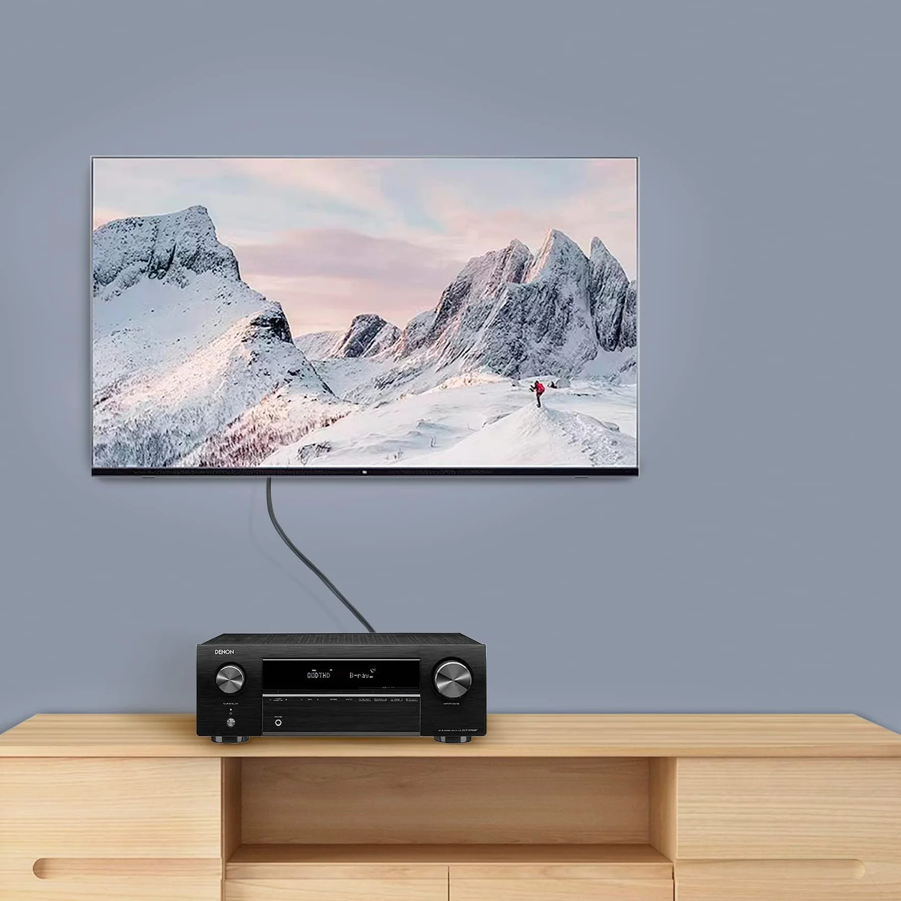 Amazon Basics Câble audio RCA 2 prises mâles vers 2 mâles, 10 m, noir