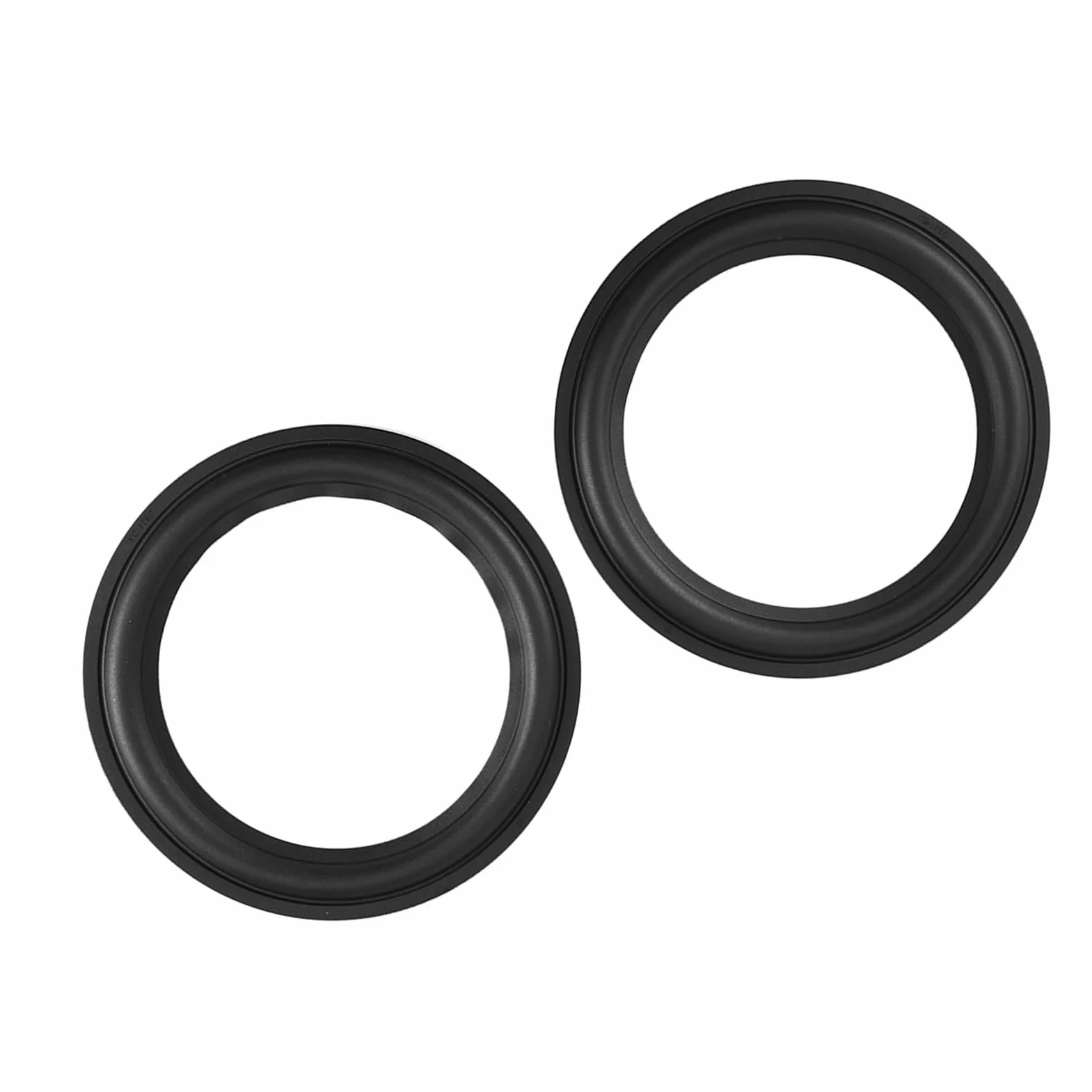 Demeras 2 pièces 8 Pouces Haut Parleur en Caoutchouc Surround Mousse Bord ent Anneaux pièces de Rechange pour Haut Parleur pièces de réparation