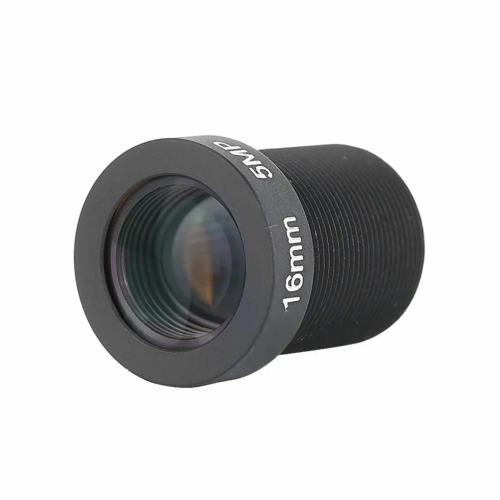Objectif Caméra 16mm F/2.0 5MP HD Lentille M12 Ultra Grand Angle CCTV Surveillance