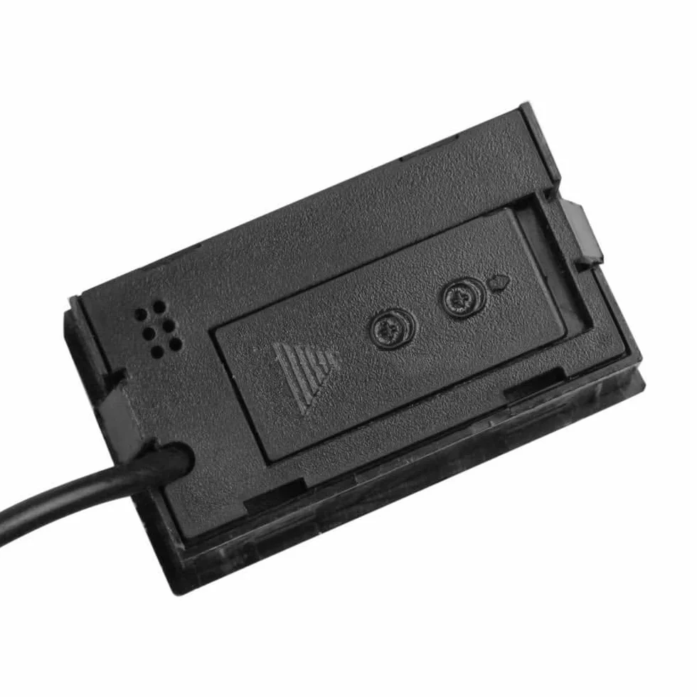 ARCELI 2-en-1 Digital LCD Thermomètre Hygromètre avec Externe pour Reptile Incubateur Aquarium - Noir