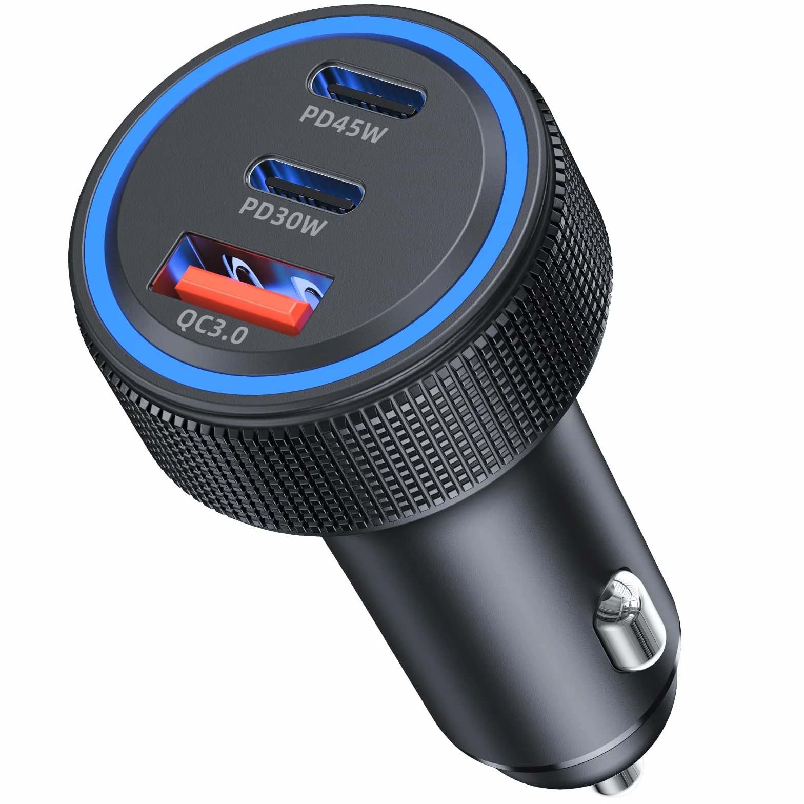 Chargeur Allume Cigare USB C 3 Ports 93W PD QC 3.0 Chargeur Voiture Charge Rapide Prise Allume Cigare 12V,pour iPhone iPad Samsung Huawei Xiaomi Tabletetc