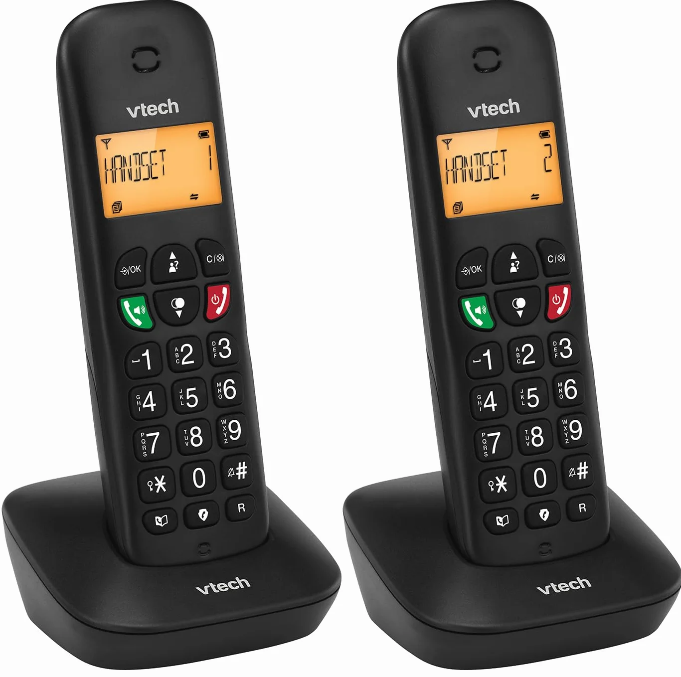 VTech CS901 Téléphone sans Fil DECT 2 combinés, Blocage d’appels, Identification, Haut-Parleur