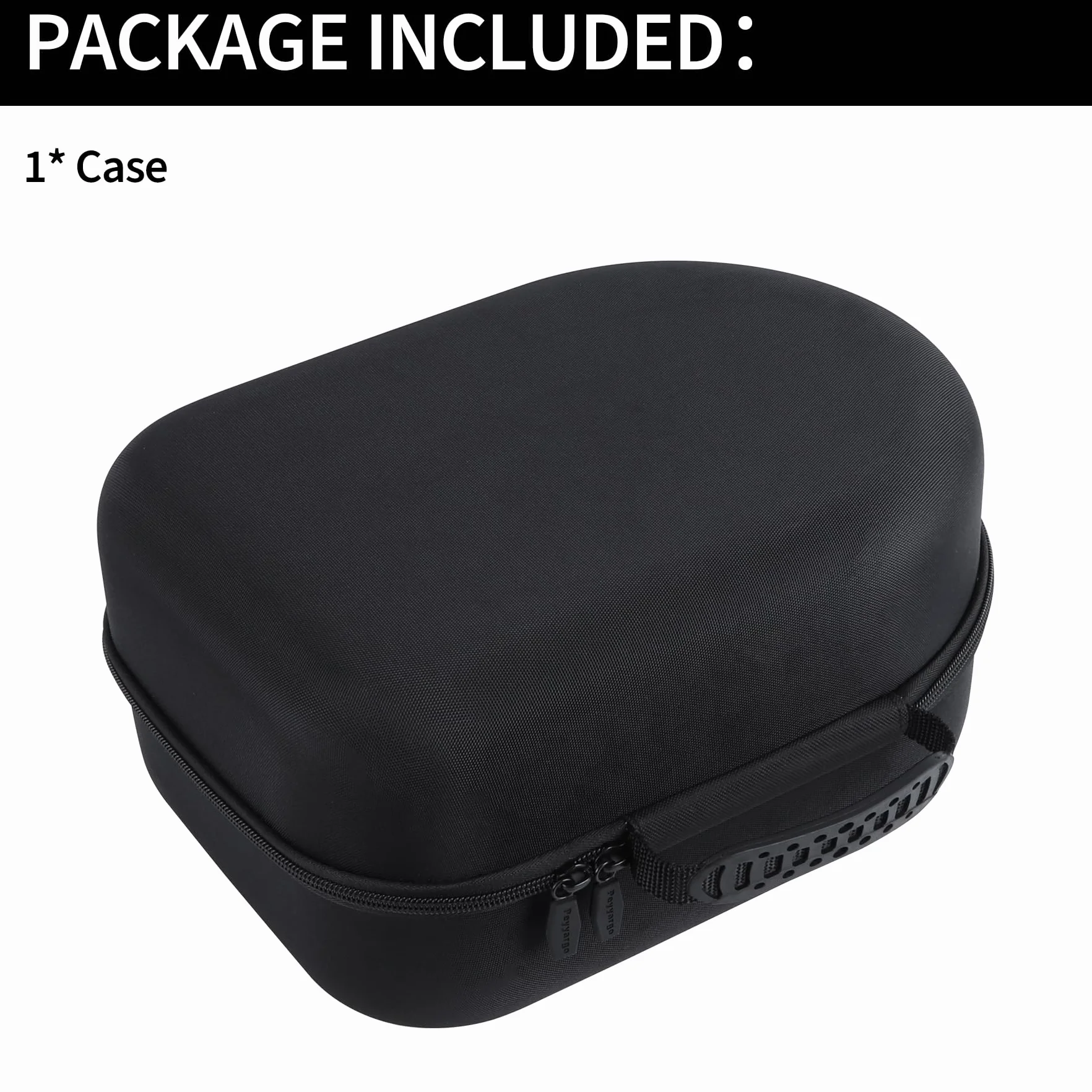 Dur Étui de Protection Compatible avec Meta Quest 2/3/3S Virtual Reality Casque et Accessoires de Contrôleur (Noir)