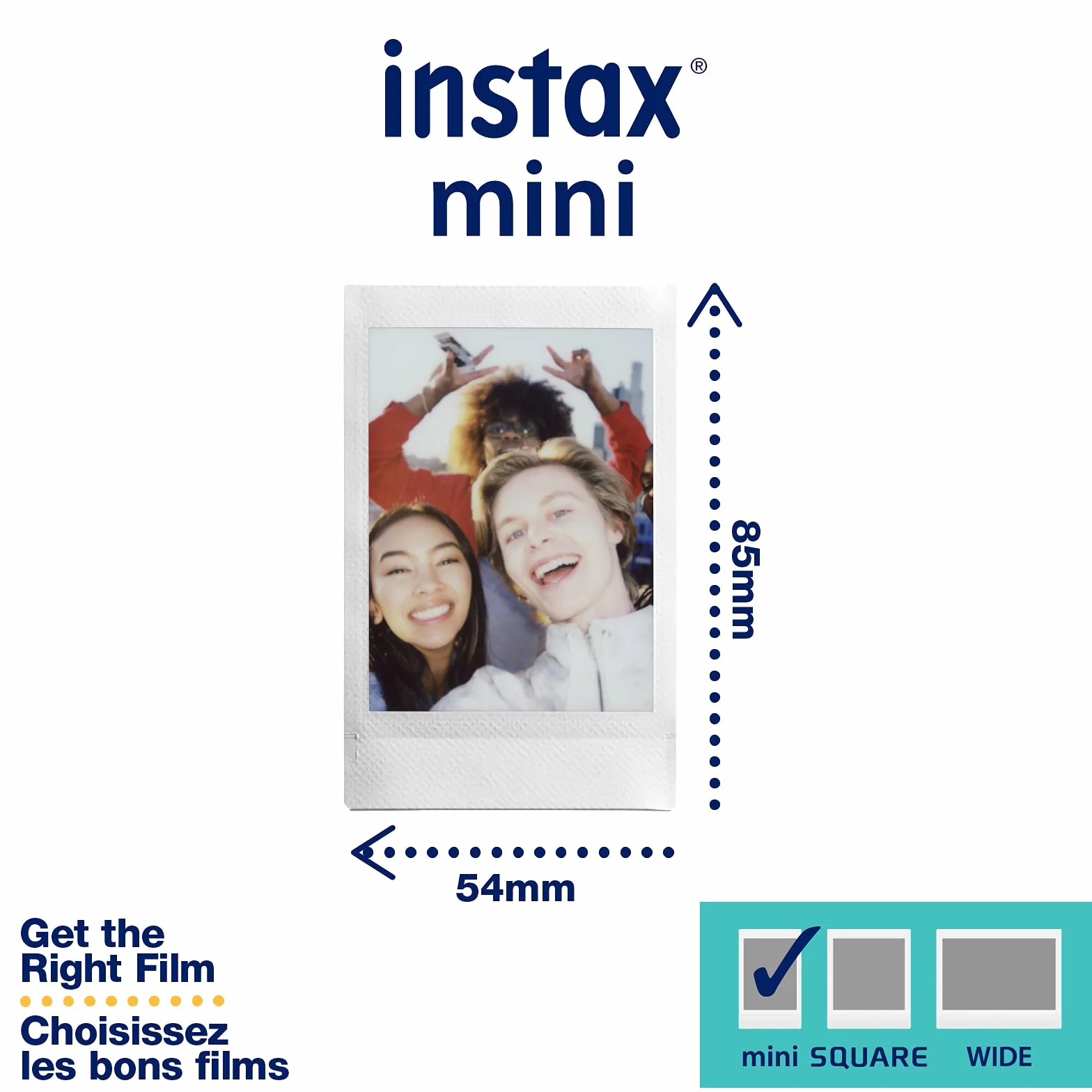 Fujifilm instax Film Mini Macaron 10 Vues Multicolore