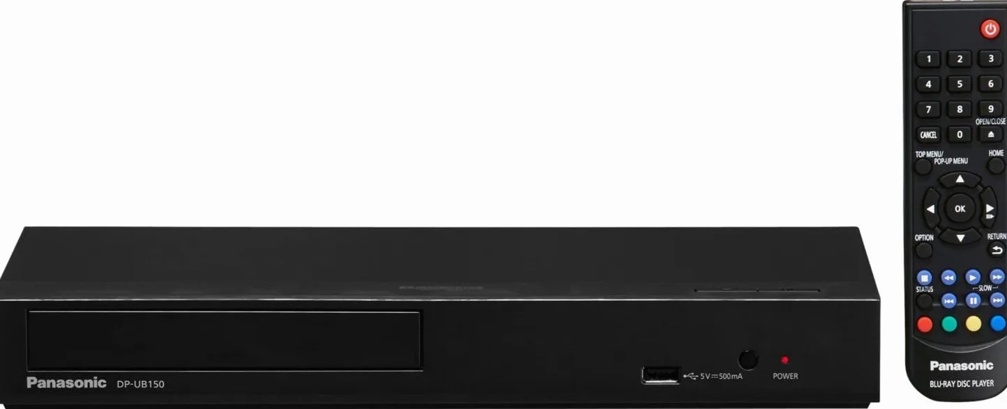 Panasonic Lecteur Blu Ray Ultra HD DP-UB150EF-K I Lecture FULL HD 3D Compatible HDR10 + / HDR / HLG / Dolby Atmos Sortie 4K Networking Lecture Audio Hi-Res USB noir - Version Française
